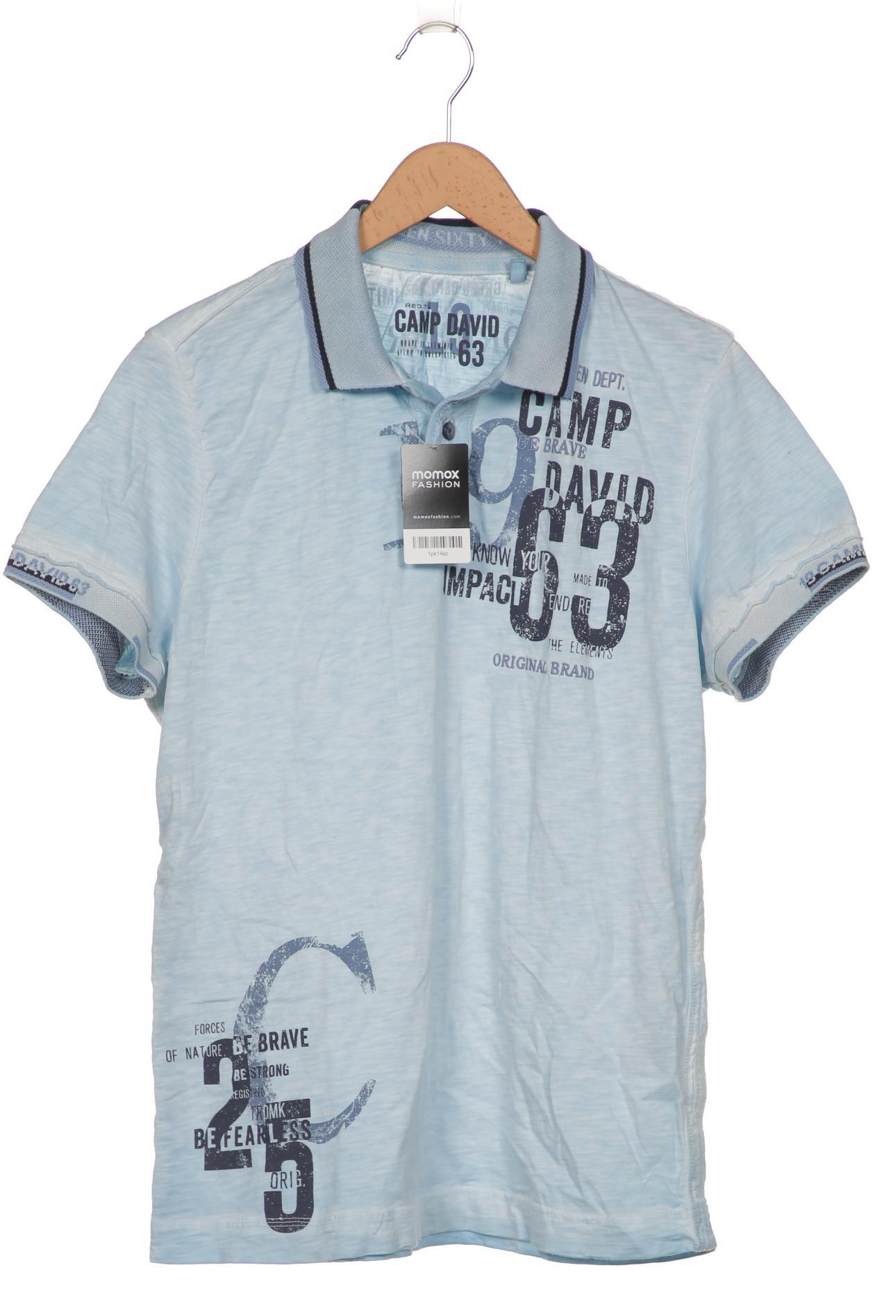 

Camp David Herren Poloshirt, hellblau