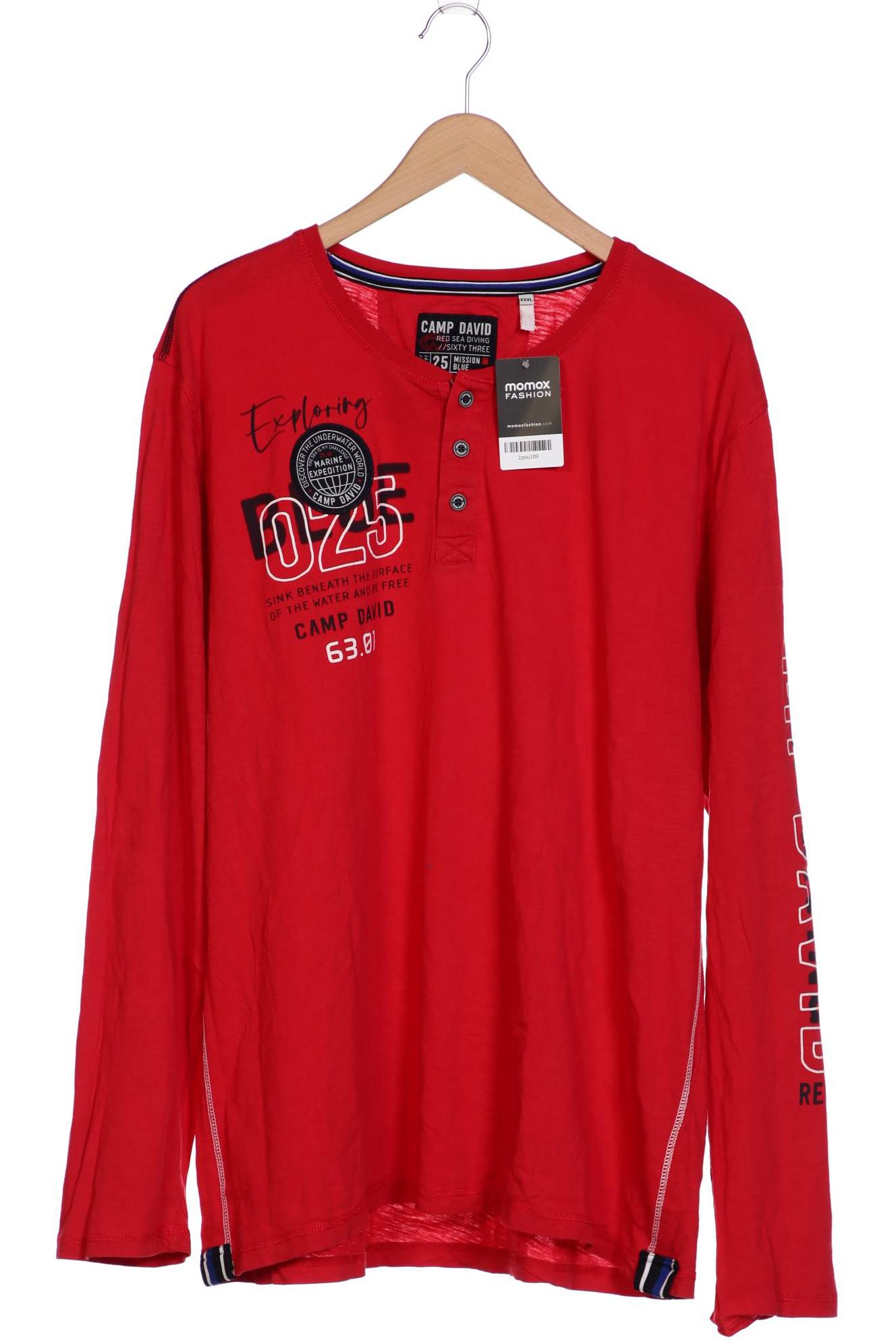 

Camp David Herren Langarmshirt, rot