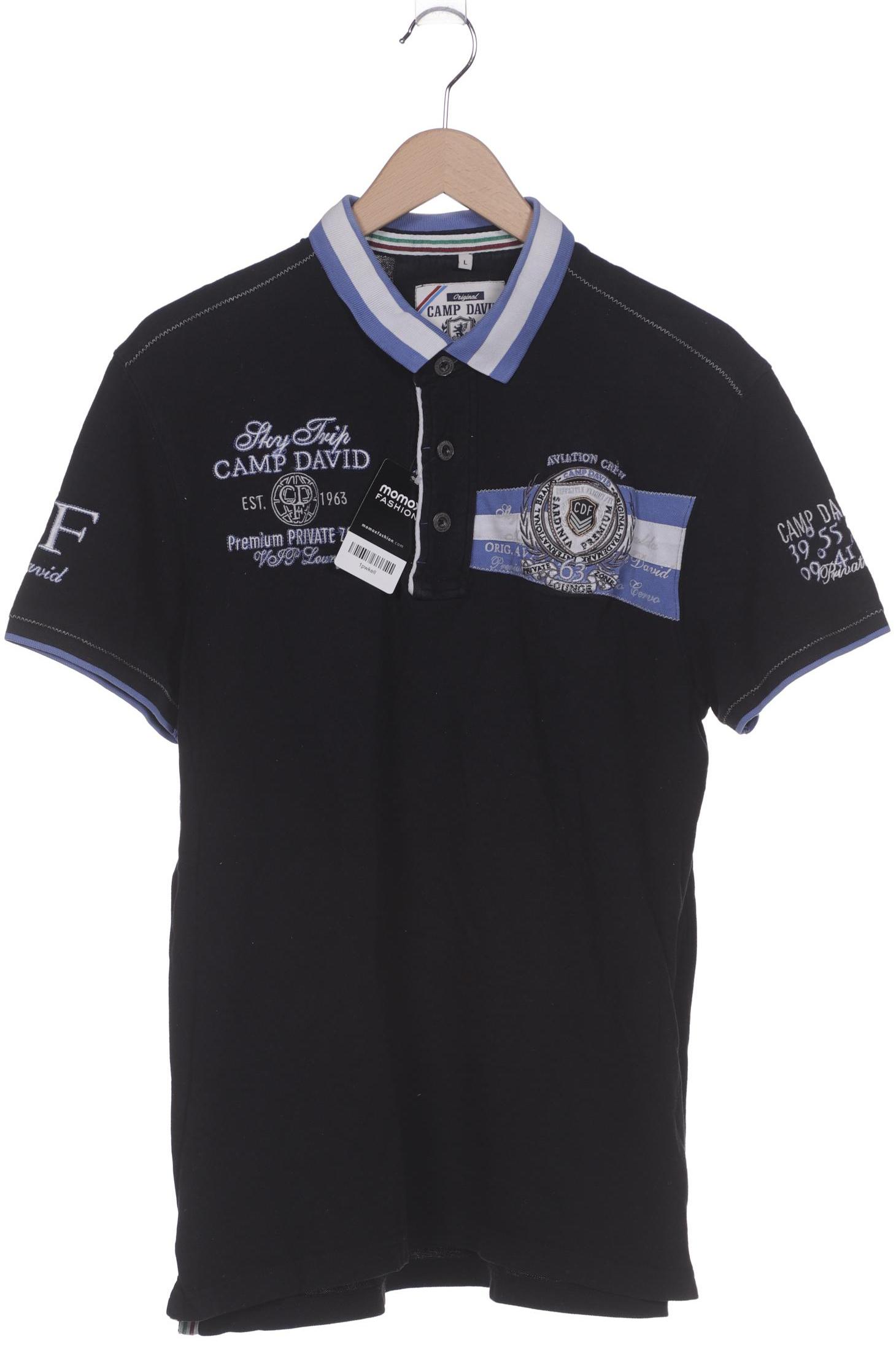 

Camp David Herren Poloshirt, schwarz, Gr. 52