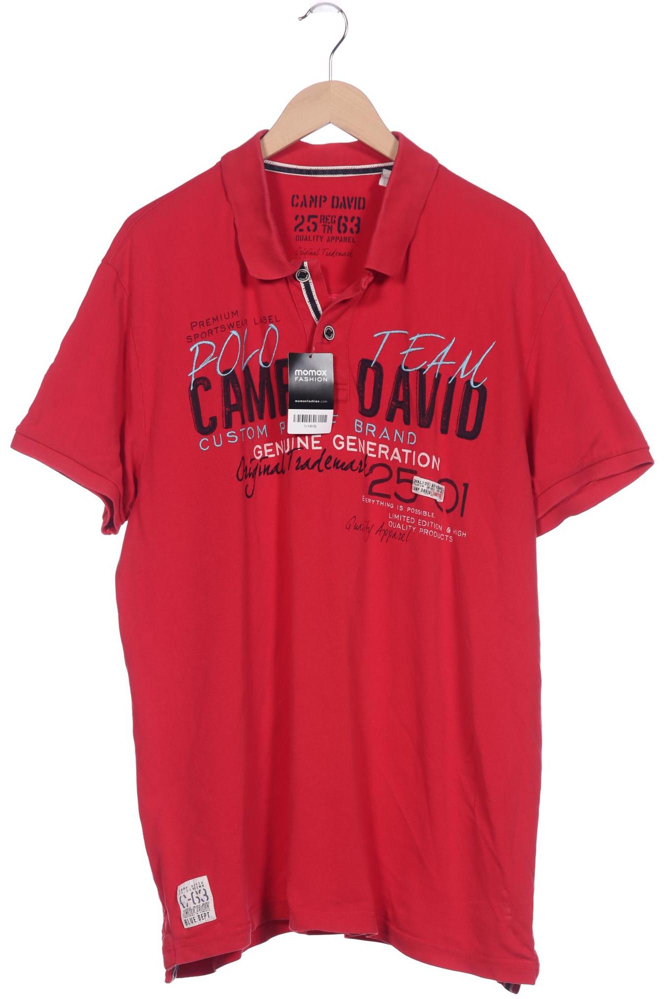

Camp David Herren Poloshirt, rot, Gr. 58