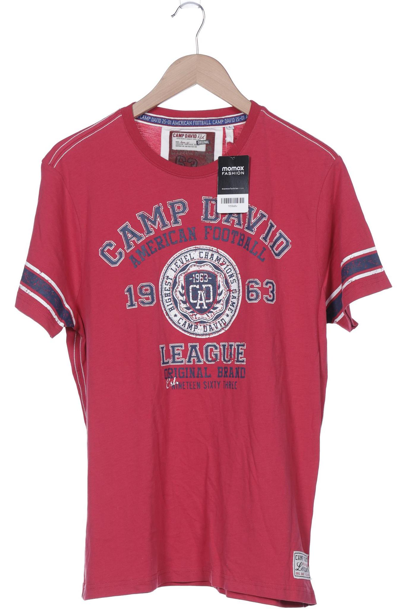 Thumbnail - Camp David Herren T-Shirt, pink, Gr. 52