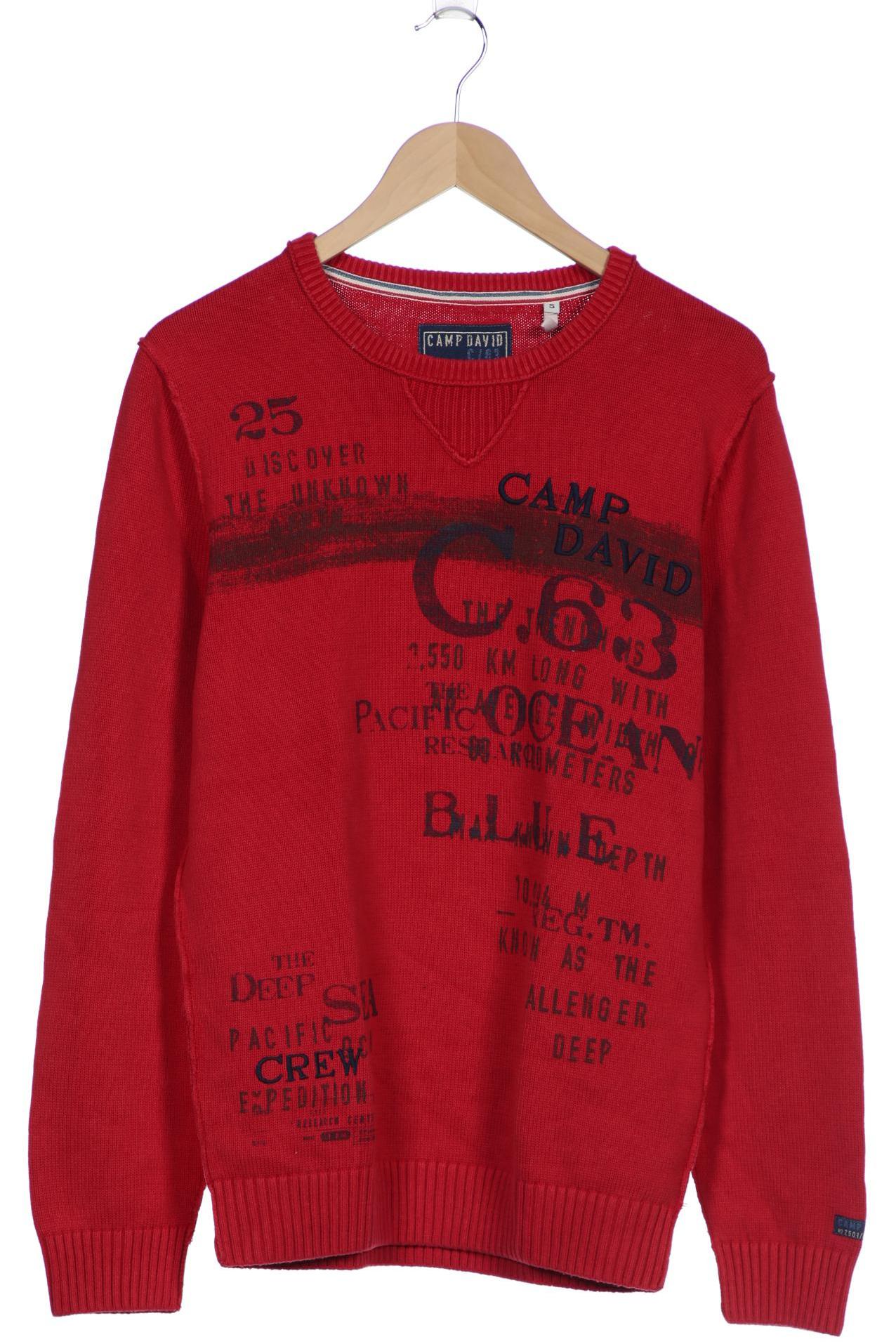 

Camp David Herren Pullover, rot, Gr. 46