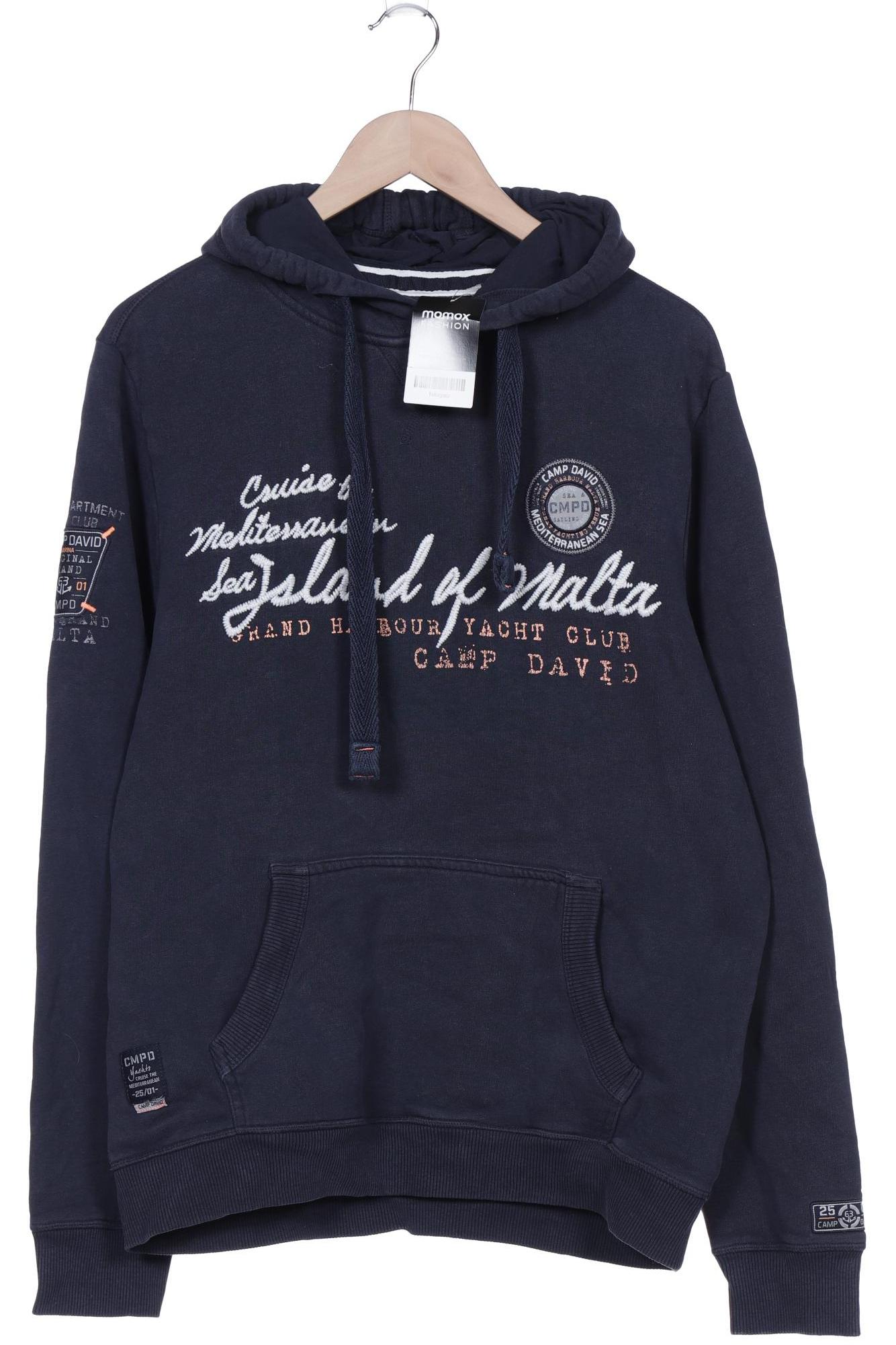 

Camp David Herren Kapuzenpullover, marineblau, Gr. 52