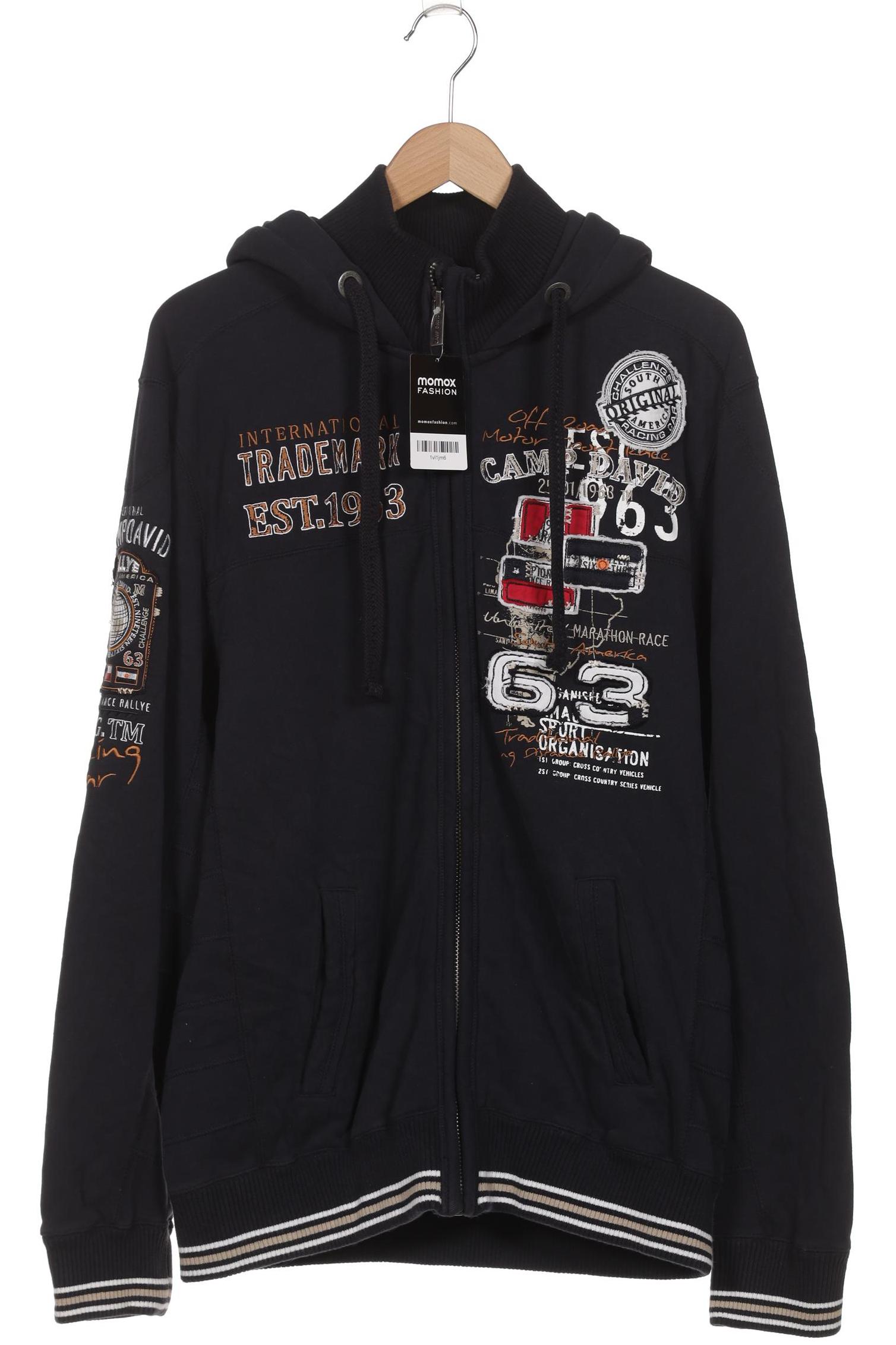 

Camp David Herren Kapuzenpullover, marineblau, Gr. 54