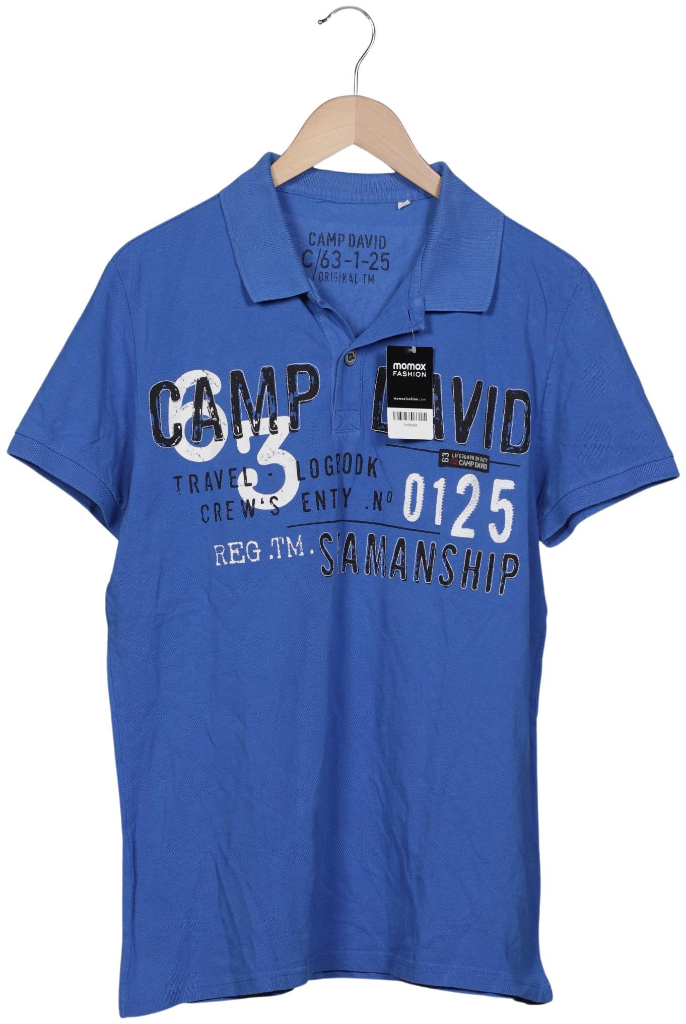 

Camp David Herren Poloshirt, blau, Gr. 52