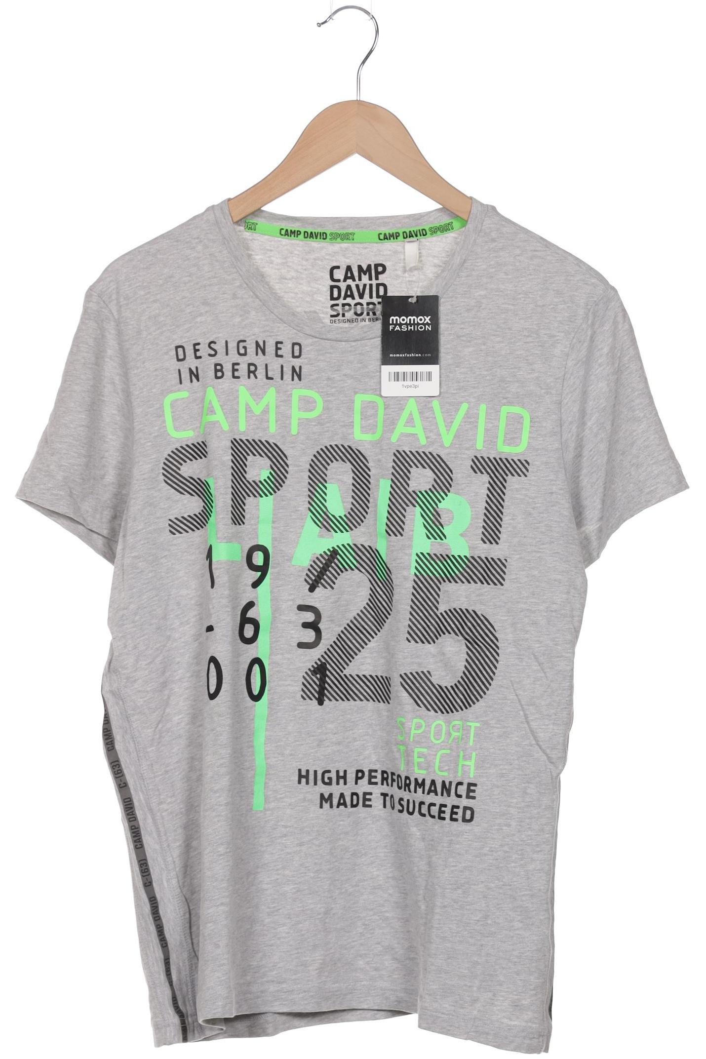 

Camp David Herren T-Shirt, grau, Gr. 52