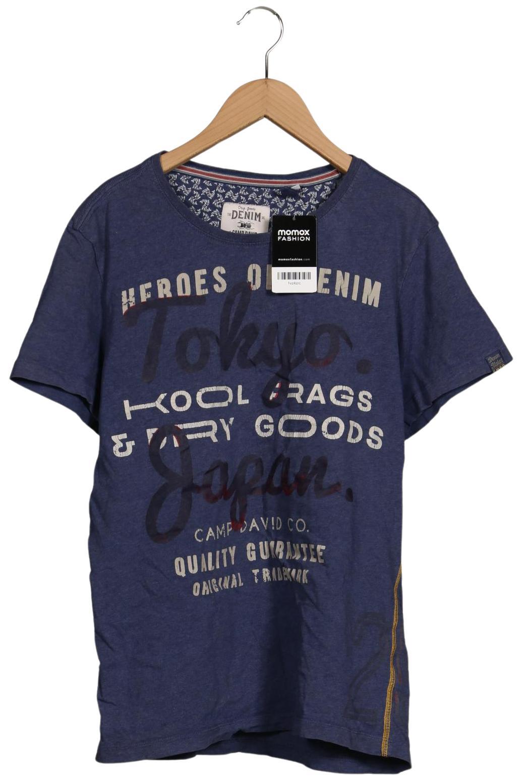 

Camp David Herren T-Shirt, blau, Gr. 46