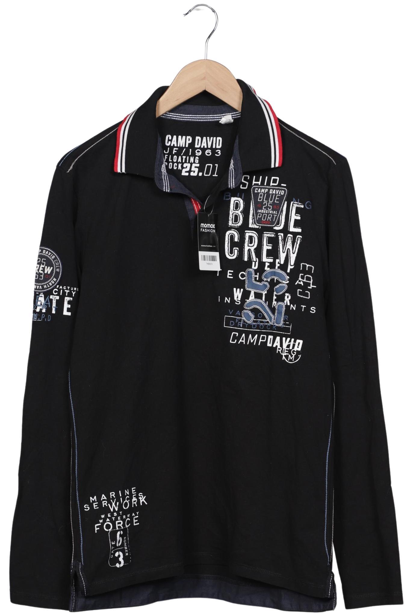 

Camp David Herren Poloshirt, schwarz, Gr. 48