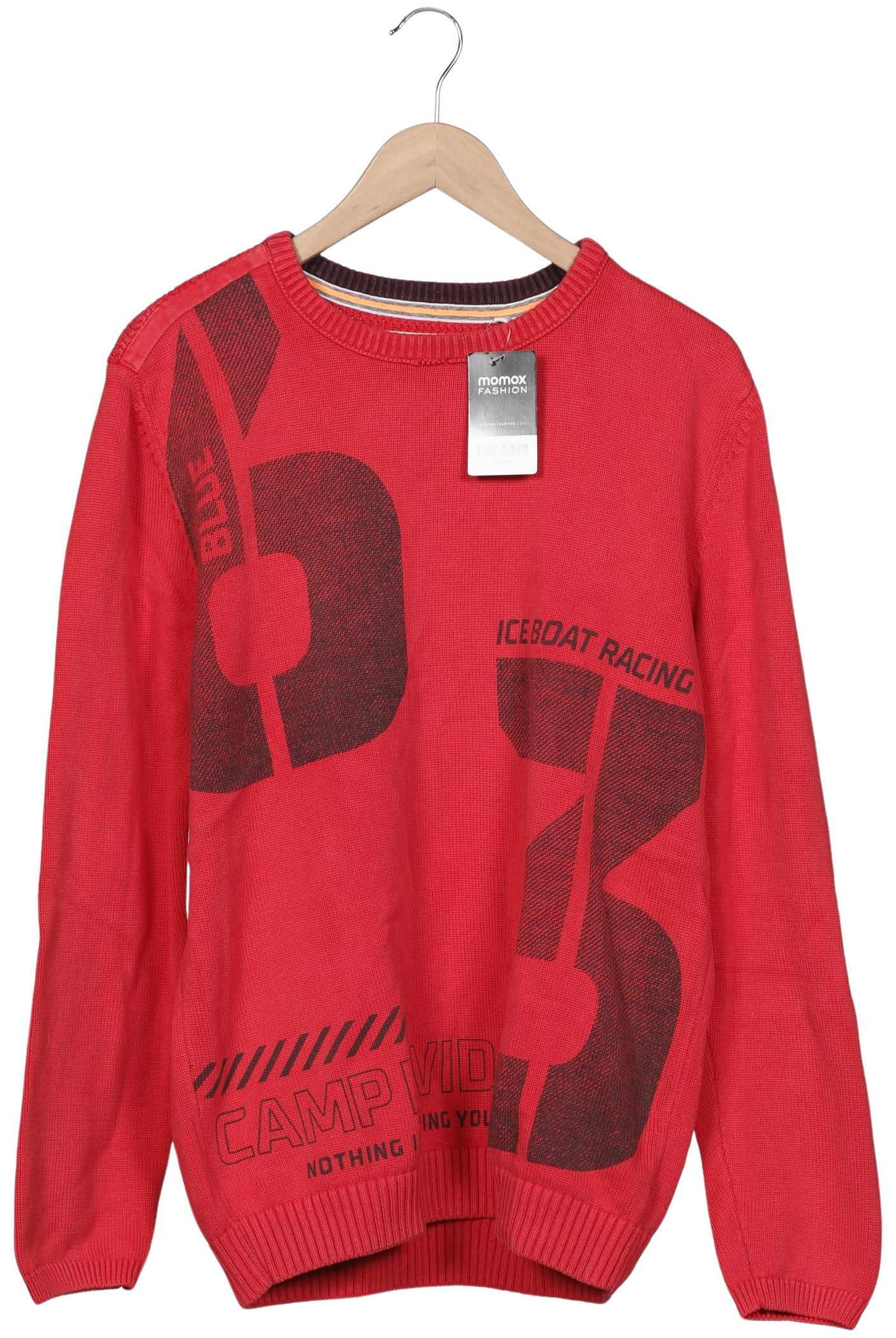 

Camp David Herren Pullover, rot, Gr. 54