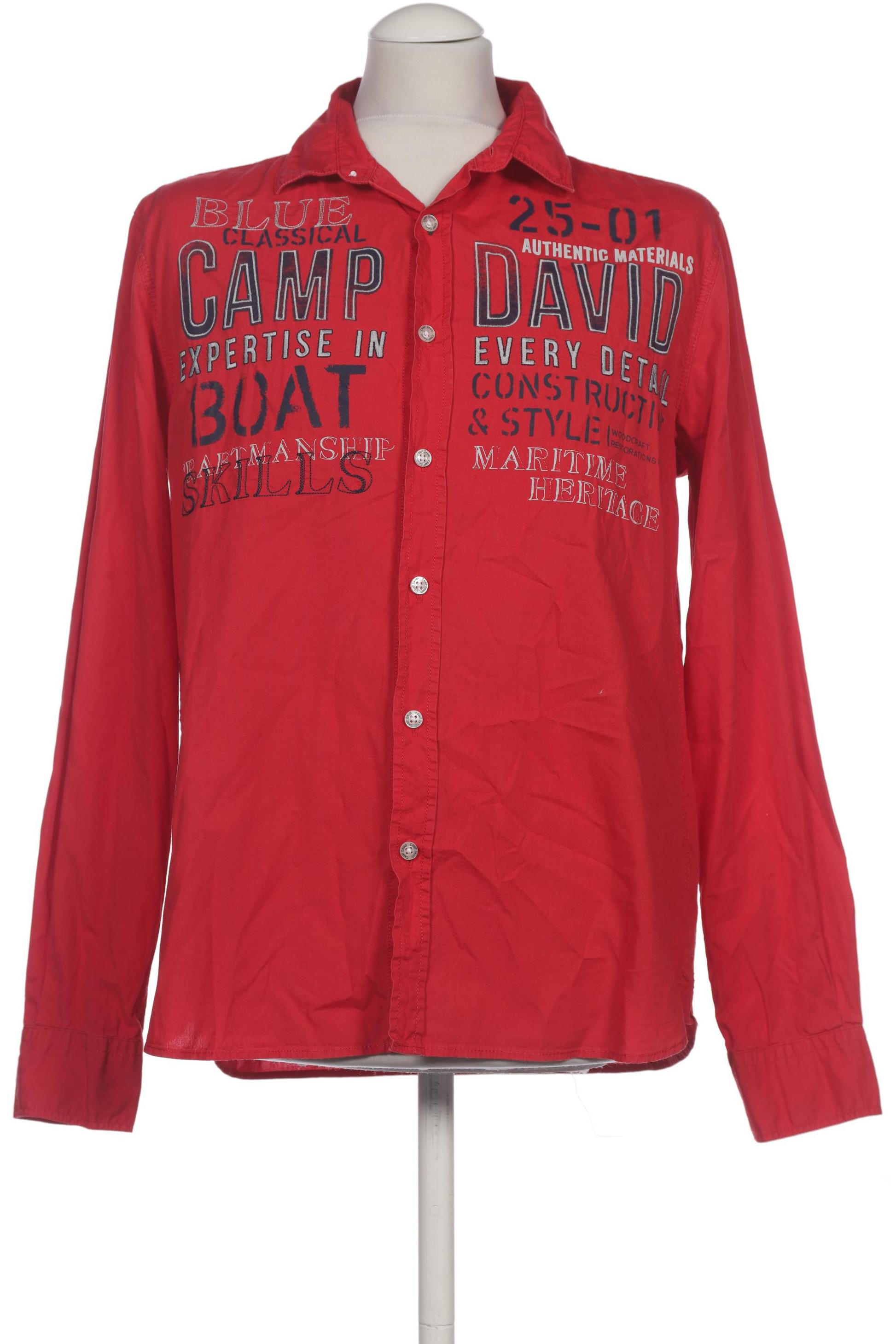 

Camp David Herren Hemd, rot, Gr. 46