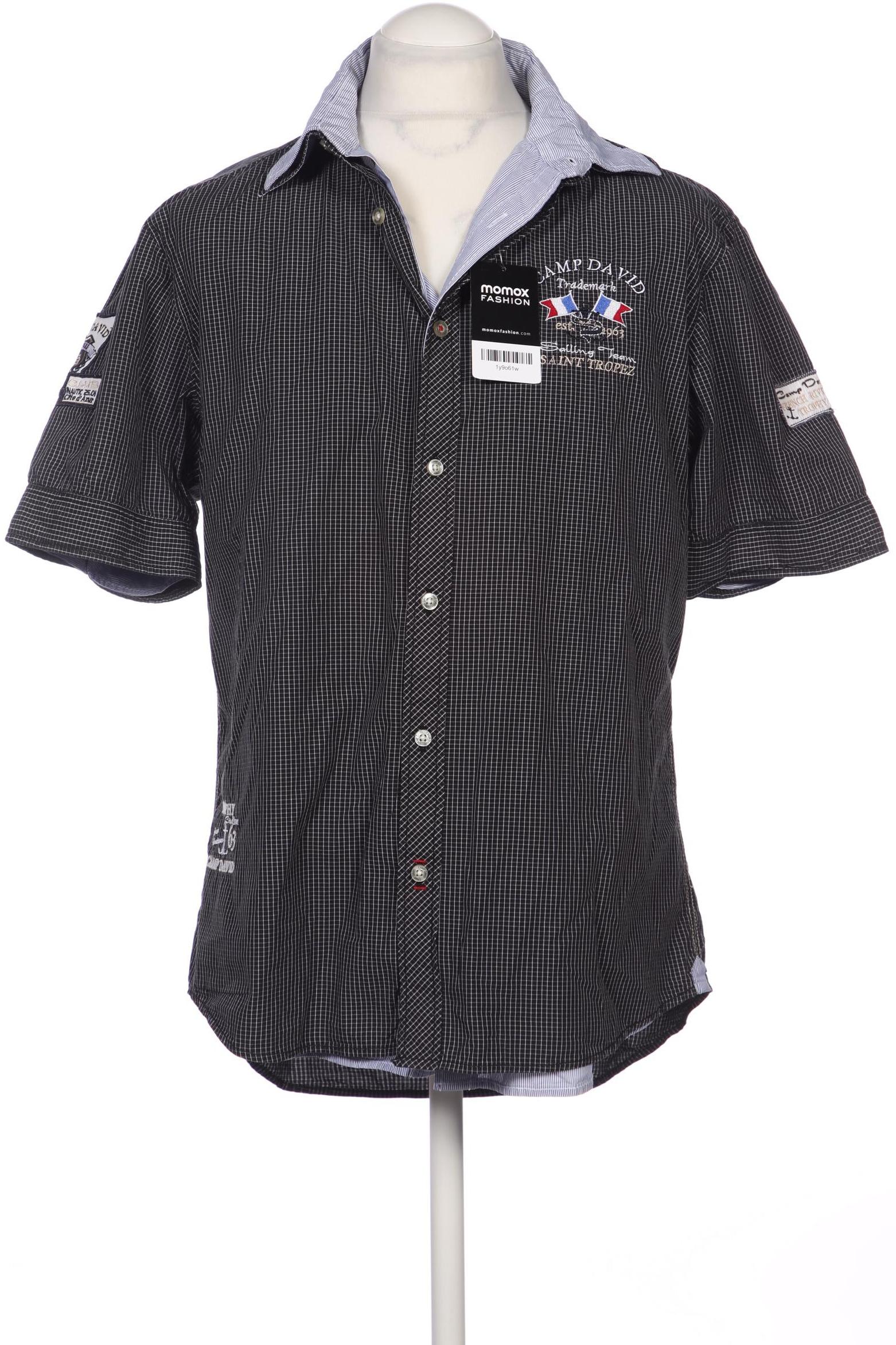 

Camp David Herren Hemd, schwarz