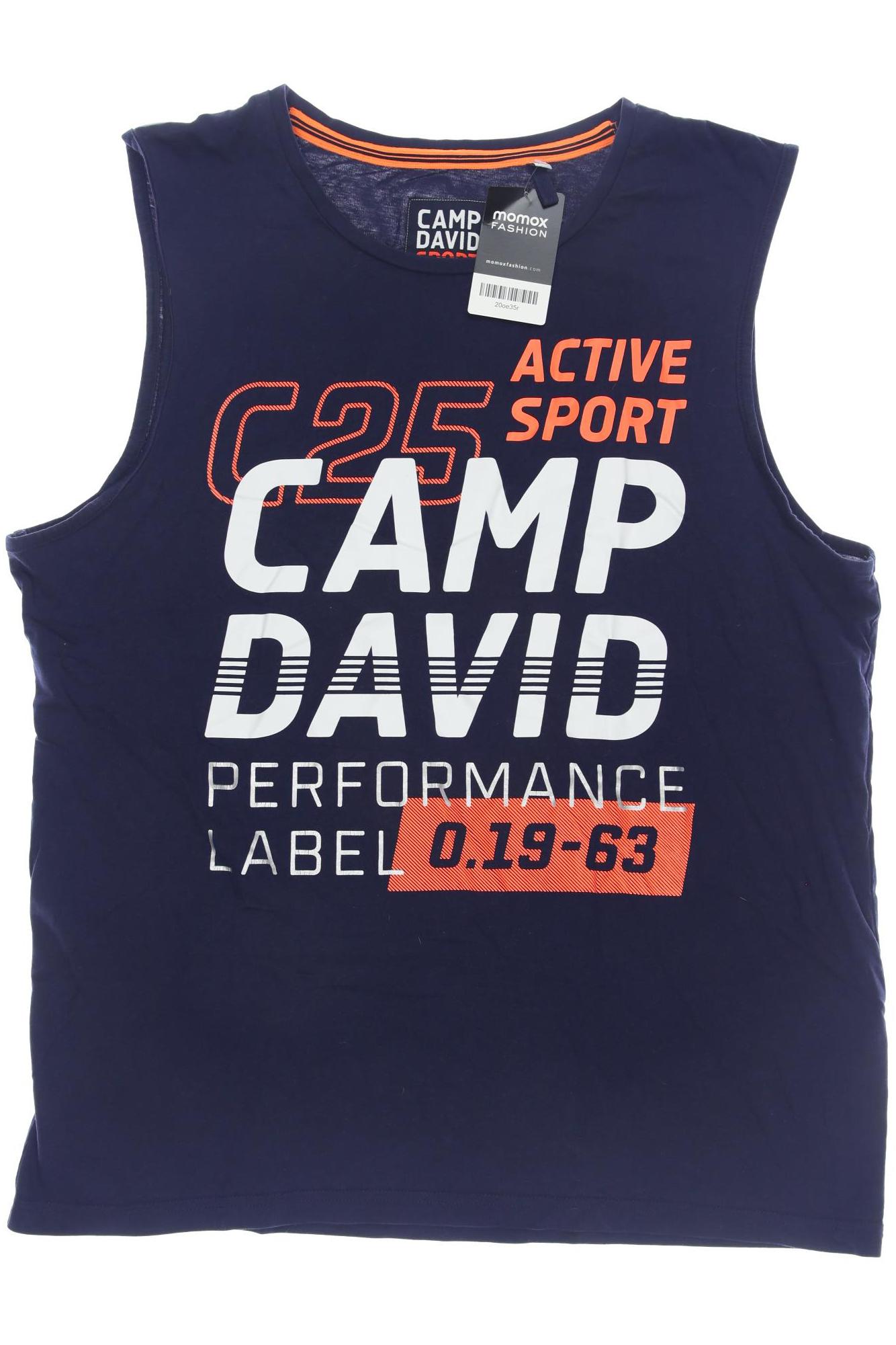 

Camp David Herren T-Shirt, marineblau, Gr. 54