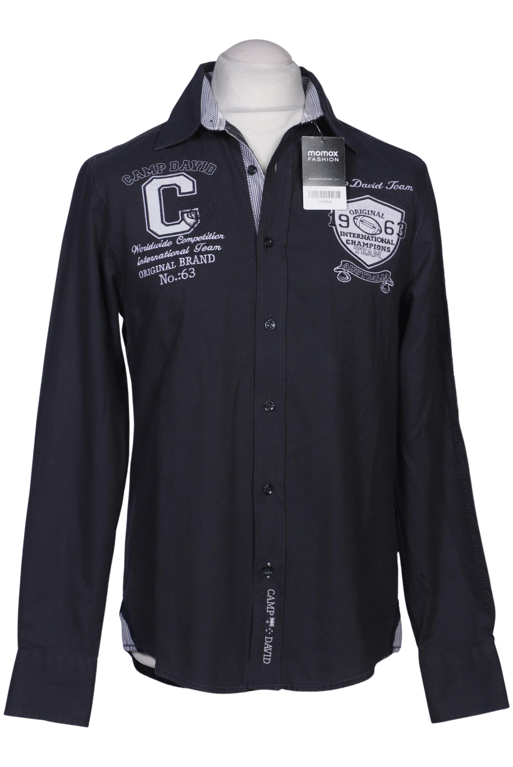 

Camp David Herren Hemd, marineblau, Gr. 48