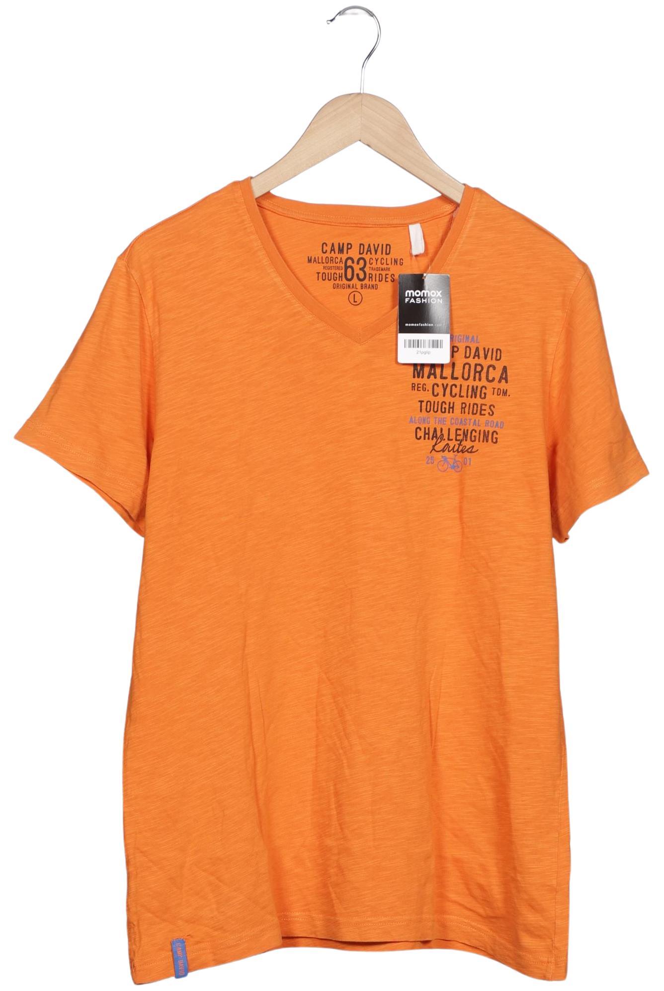 

Camp David Herren T-Shirt, orange, Gr. 52