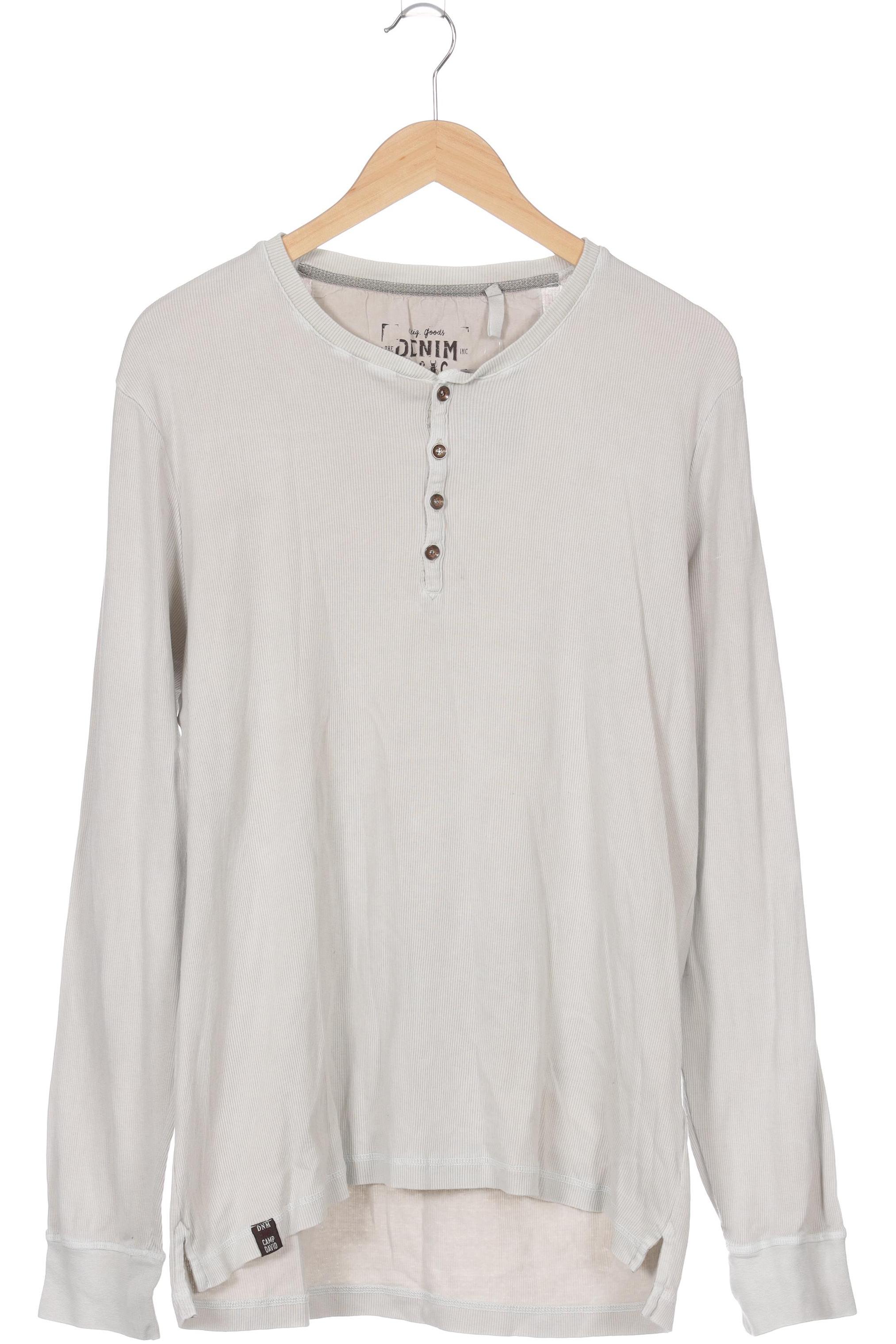 

Camp David Herren Langarmshirt, beige, Gr. 54