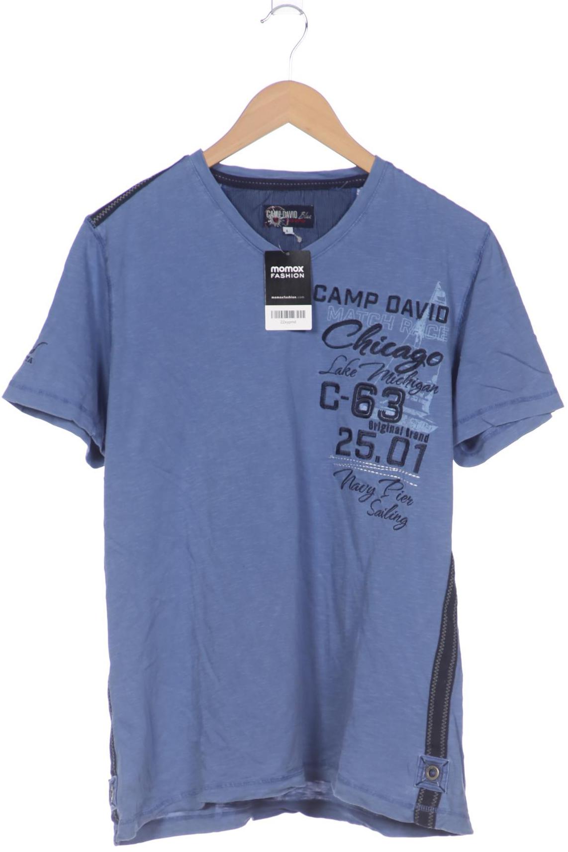 

Camp David Herren T-Shirt, blau, Gr. 52