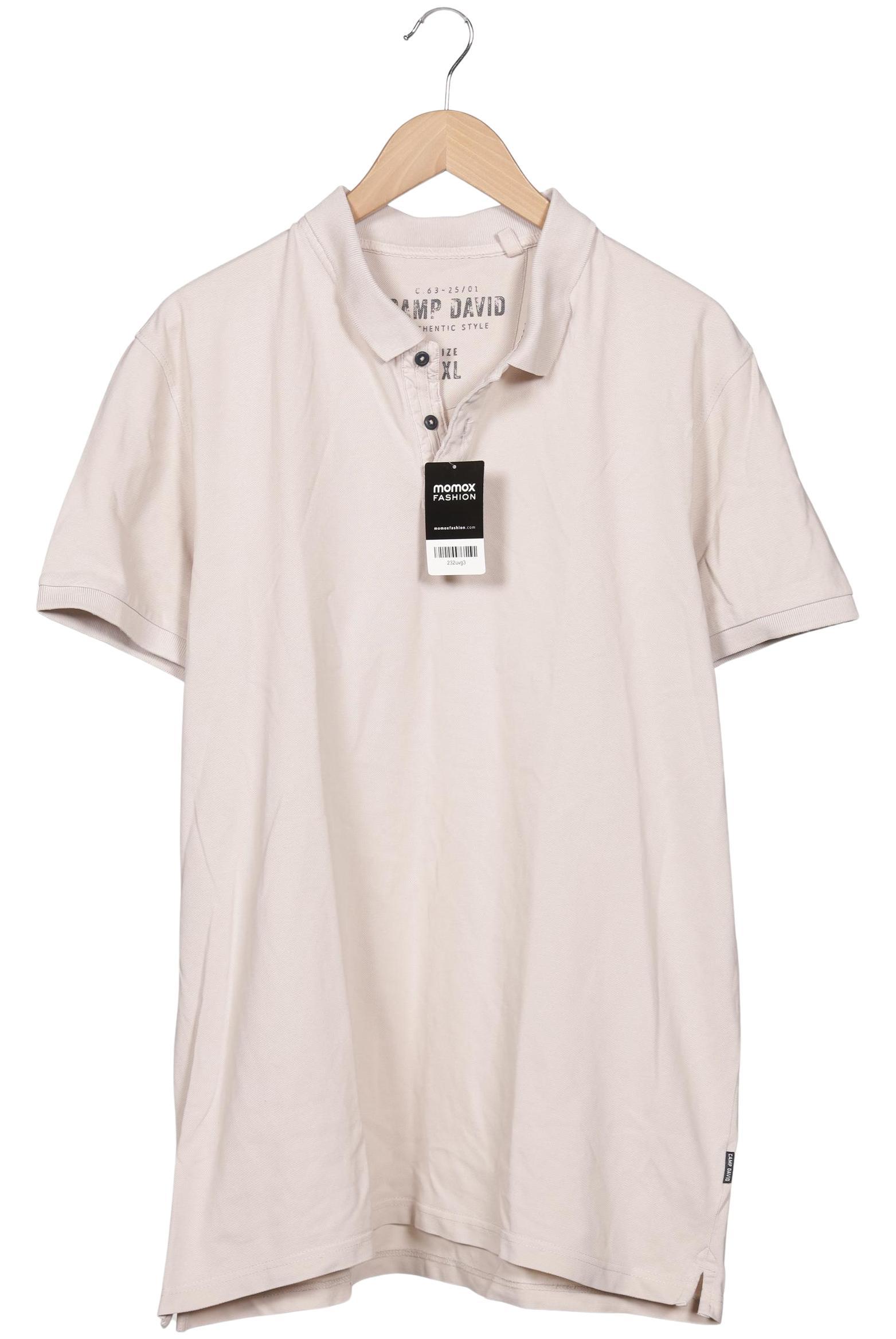 

Camp David Herren Poloshirt, beige, Gr. 56