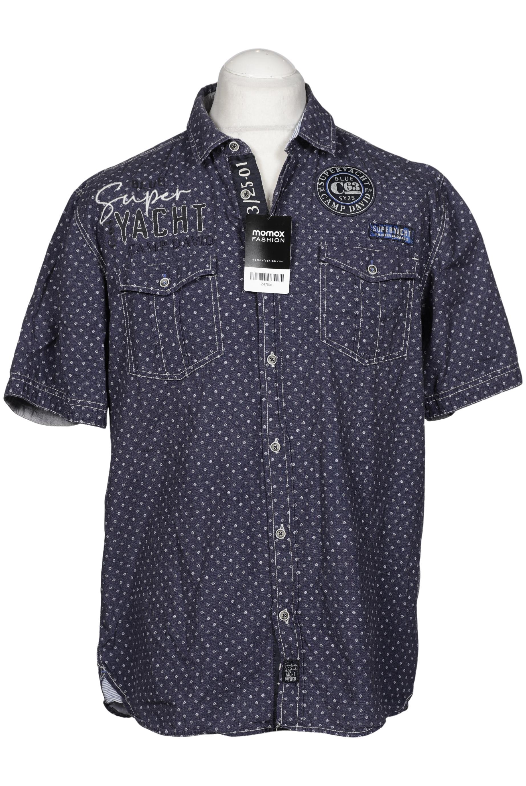 

Camp David Herren Hemd, marineblau, Gr. 52