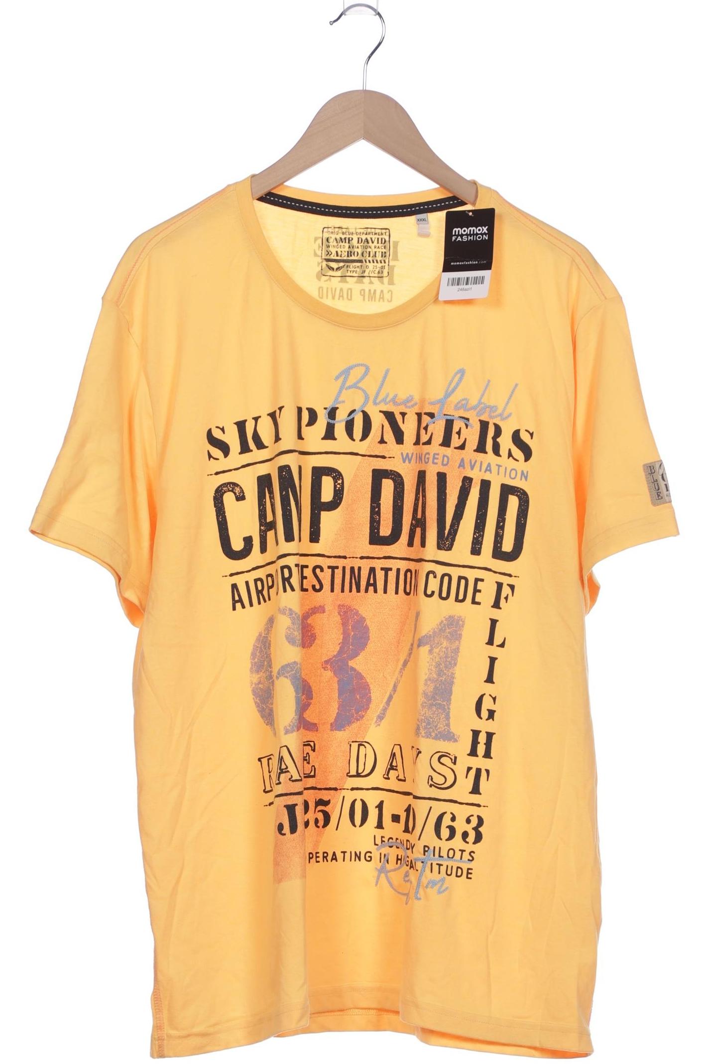 

Camp David Herren T-Shirt, gelb, Gr. 58
