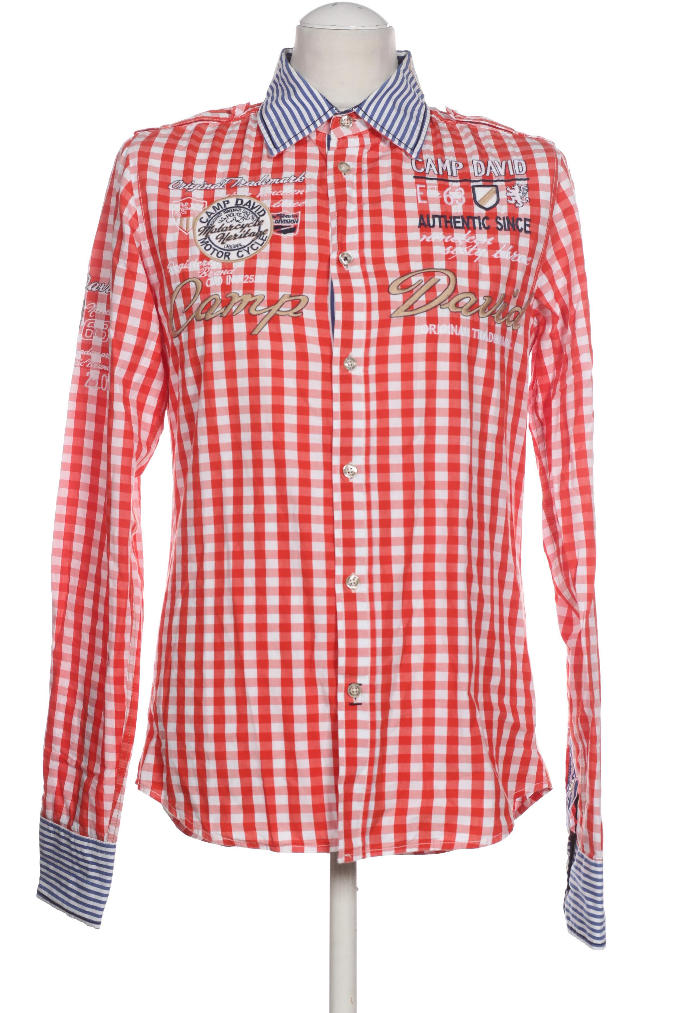 

Camp David Herren Hemd, rot, Gr.