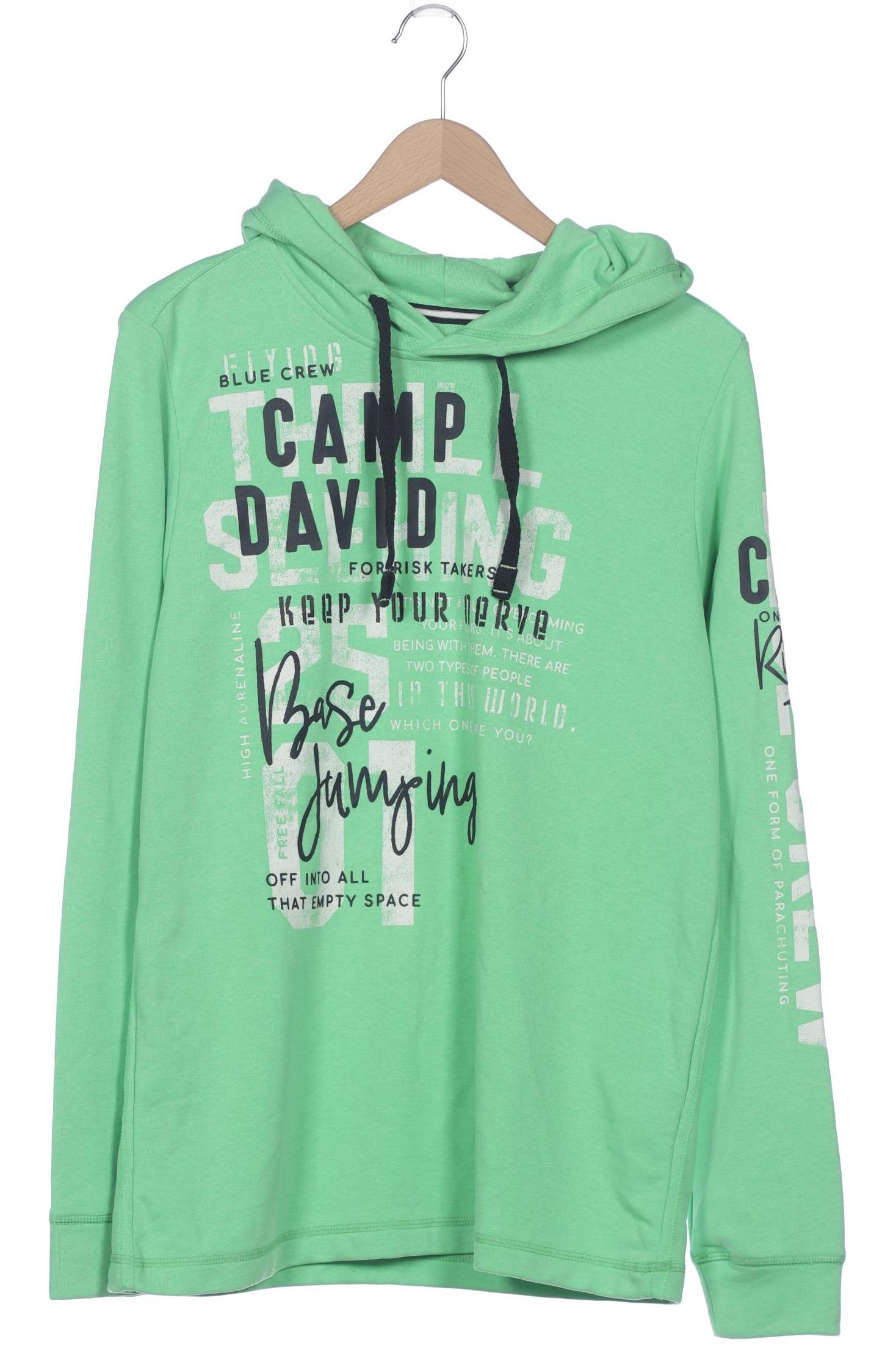 

Camp David Herren Kapuzenpullover, grün, Gr. 52