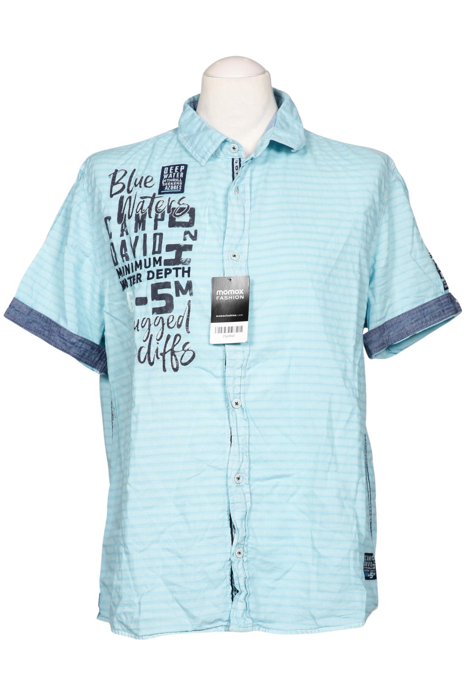 

Camp David Herren Hemd, blau, Gr. 48