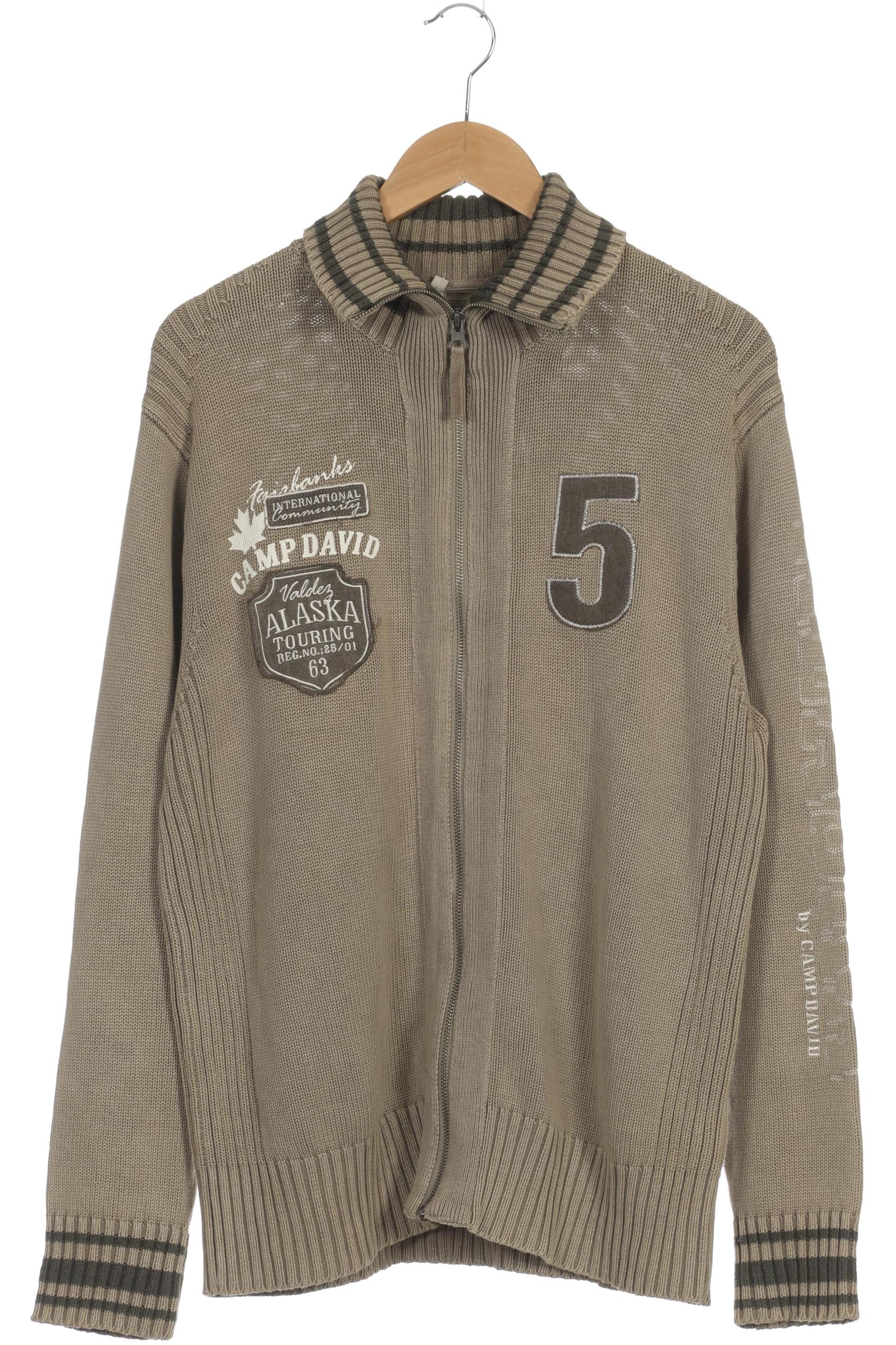 

Camp David Herren Strickjacke, braun, Gr.