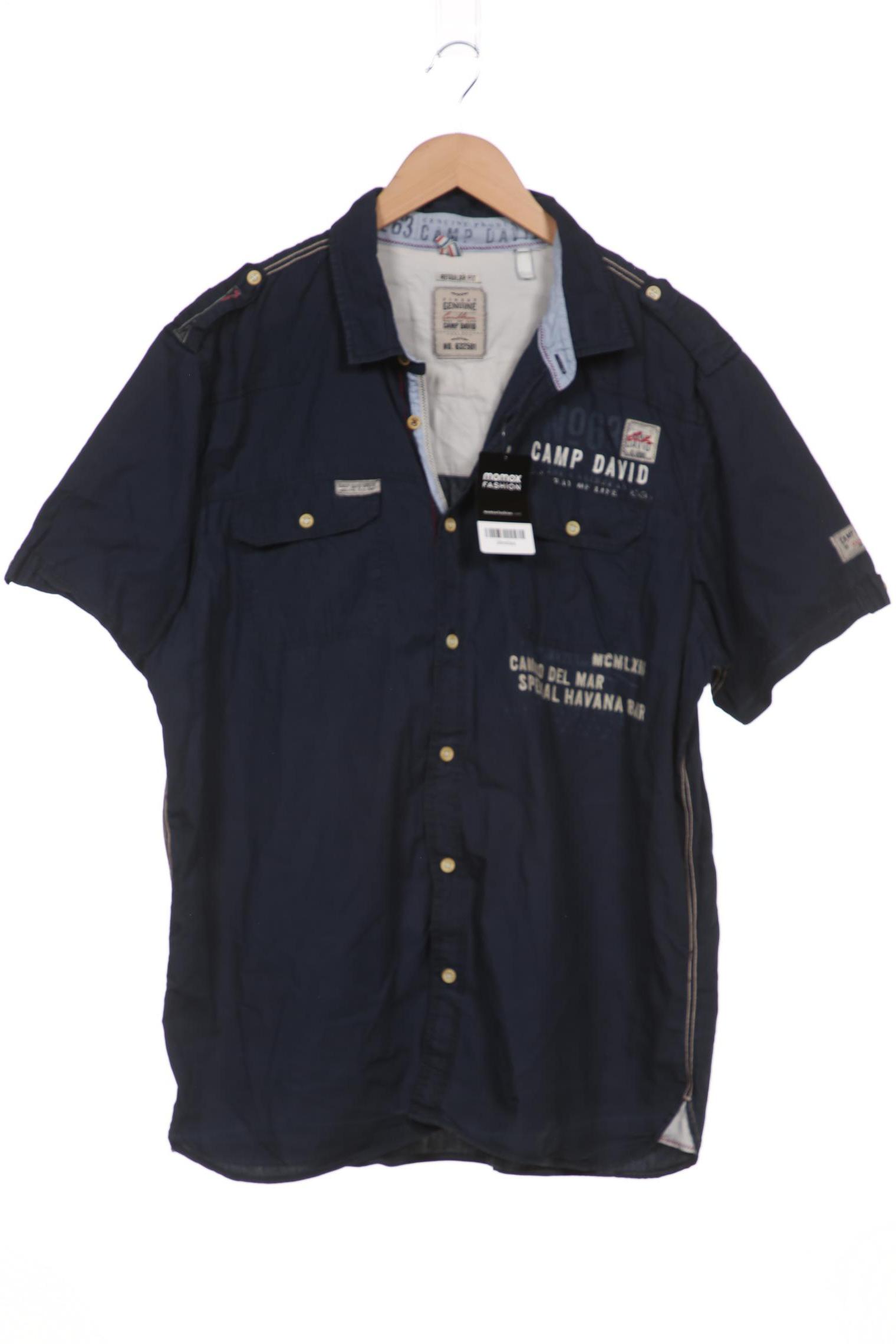 

Camp David Herren Hemd, marineblau