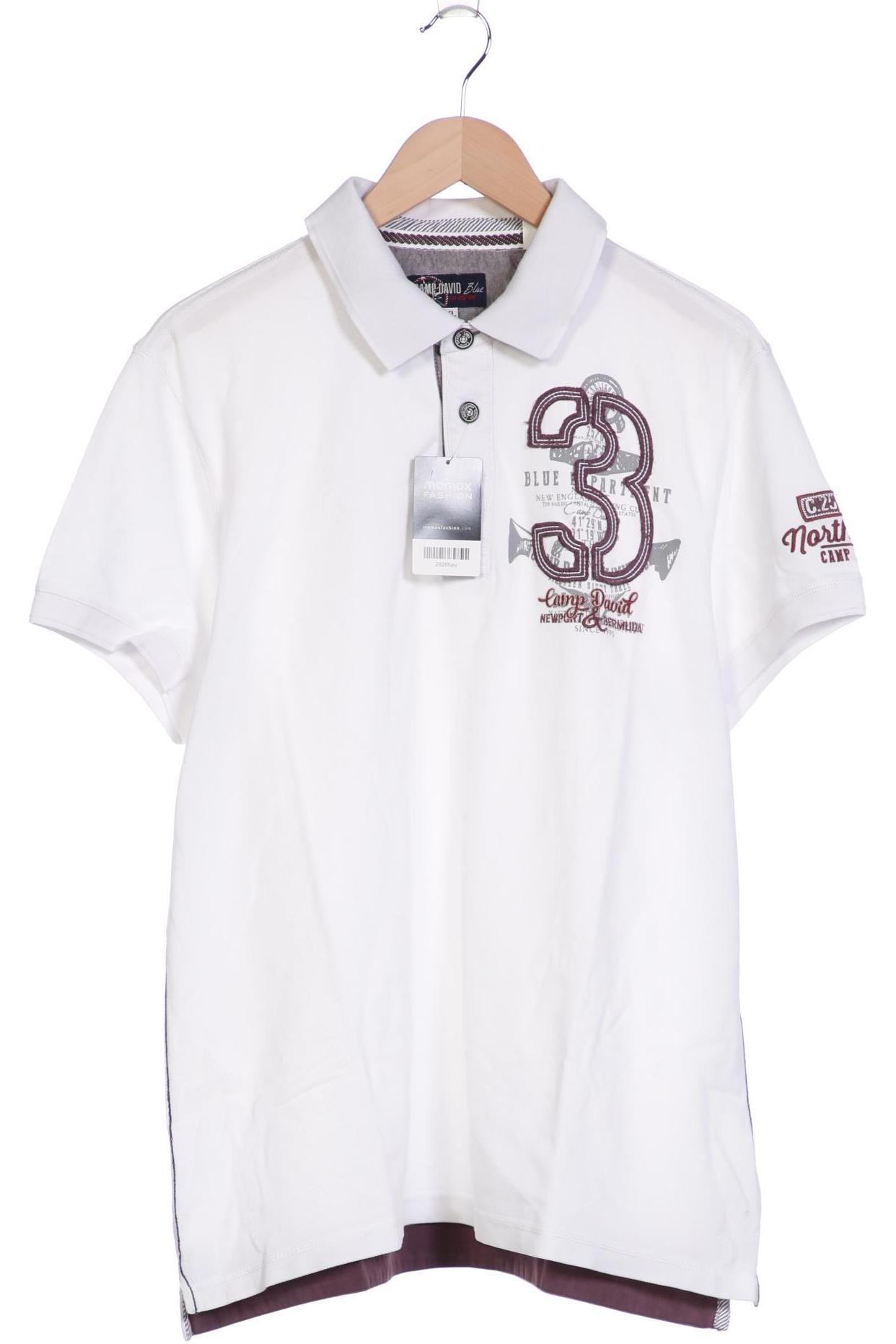

Camp David Herren Poloshirt, weiß, Gr. 54