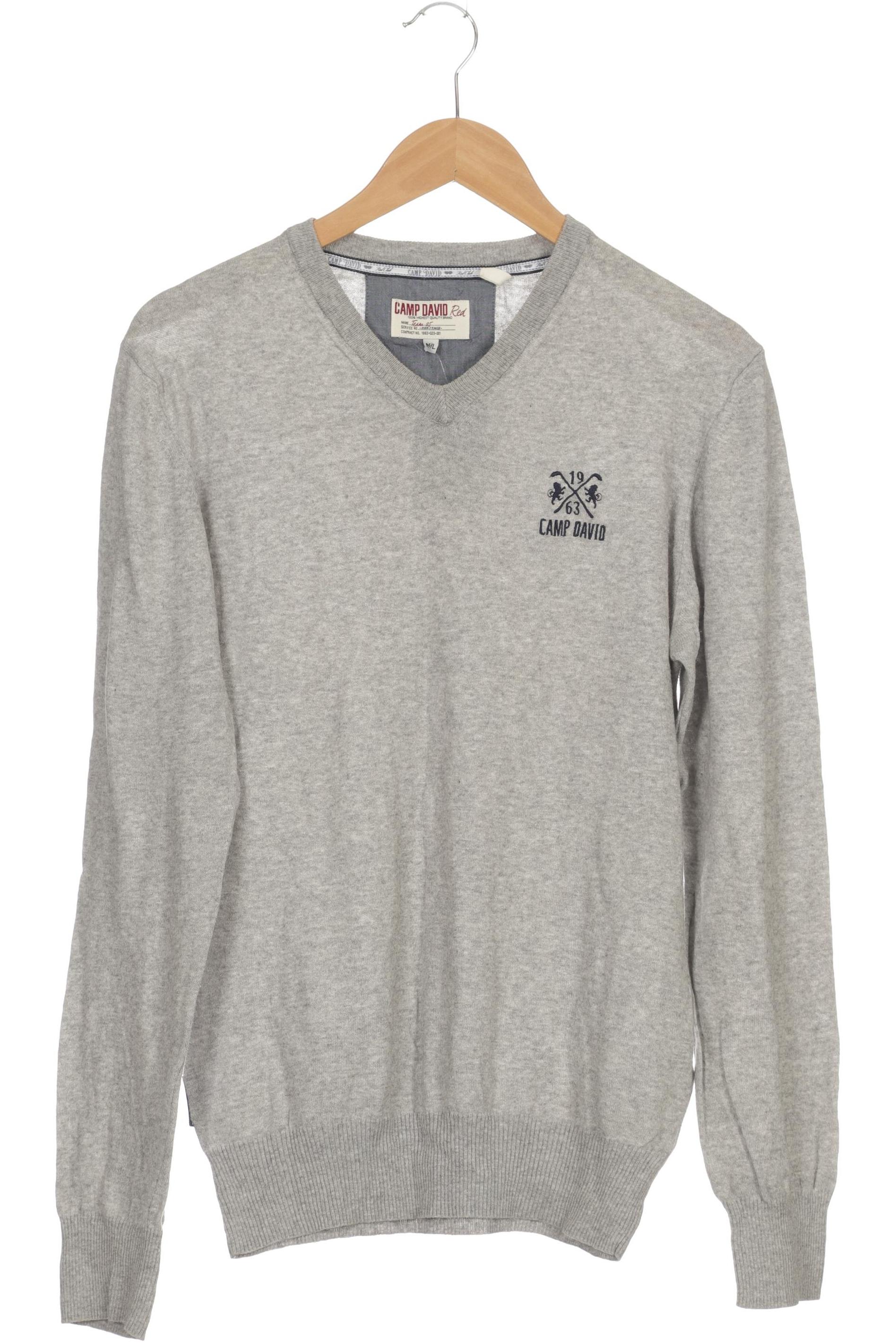 

Camp David Herren Pullover, grau, Gr. 48