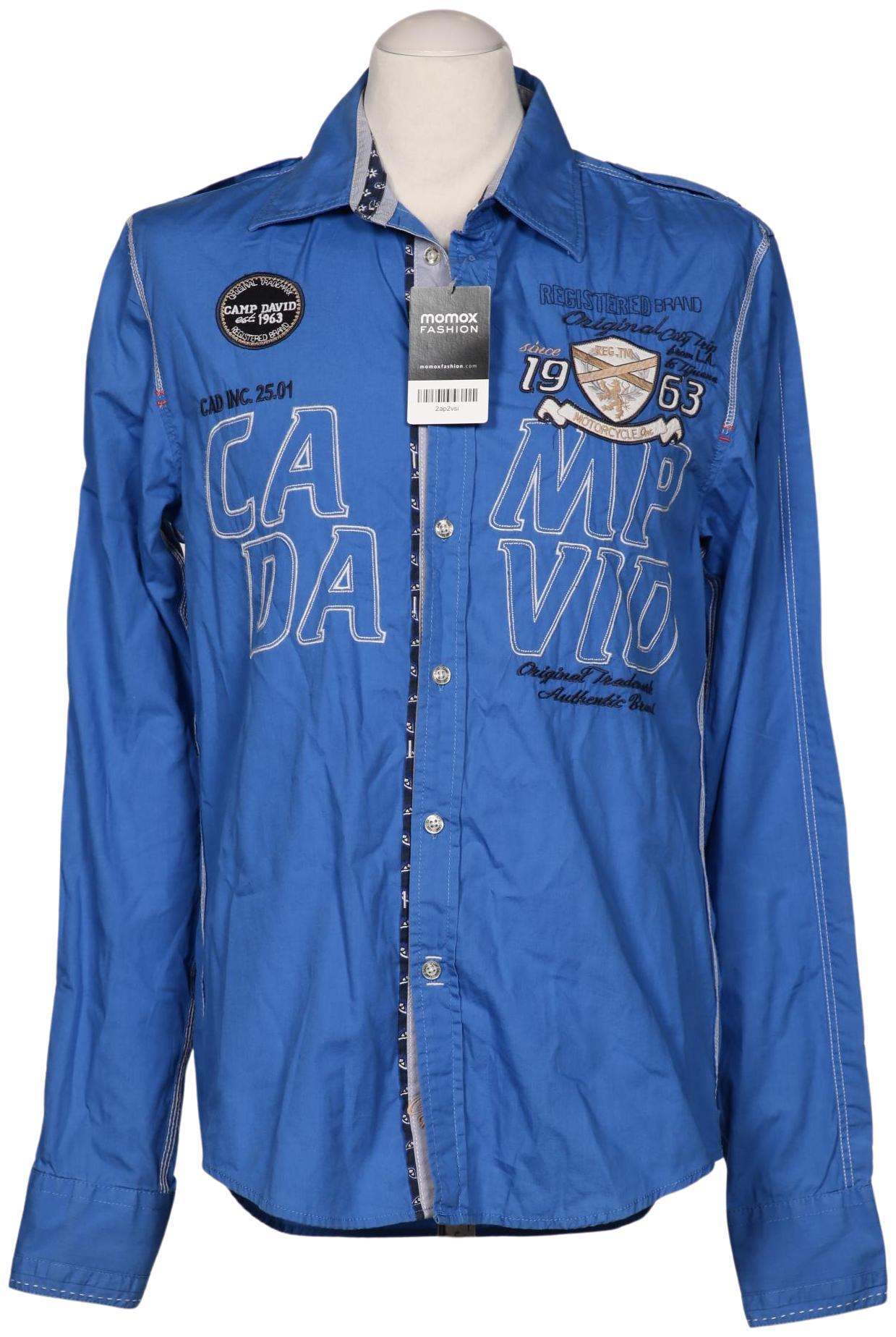 

Camp David Herren Hemd, blau, Gr. 48