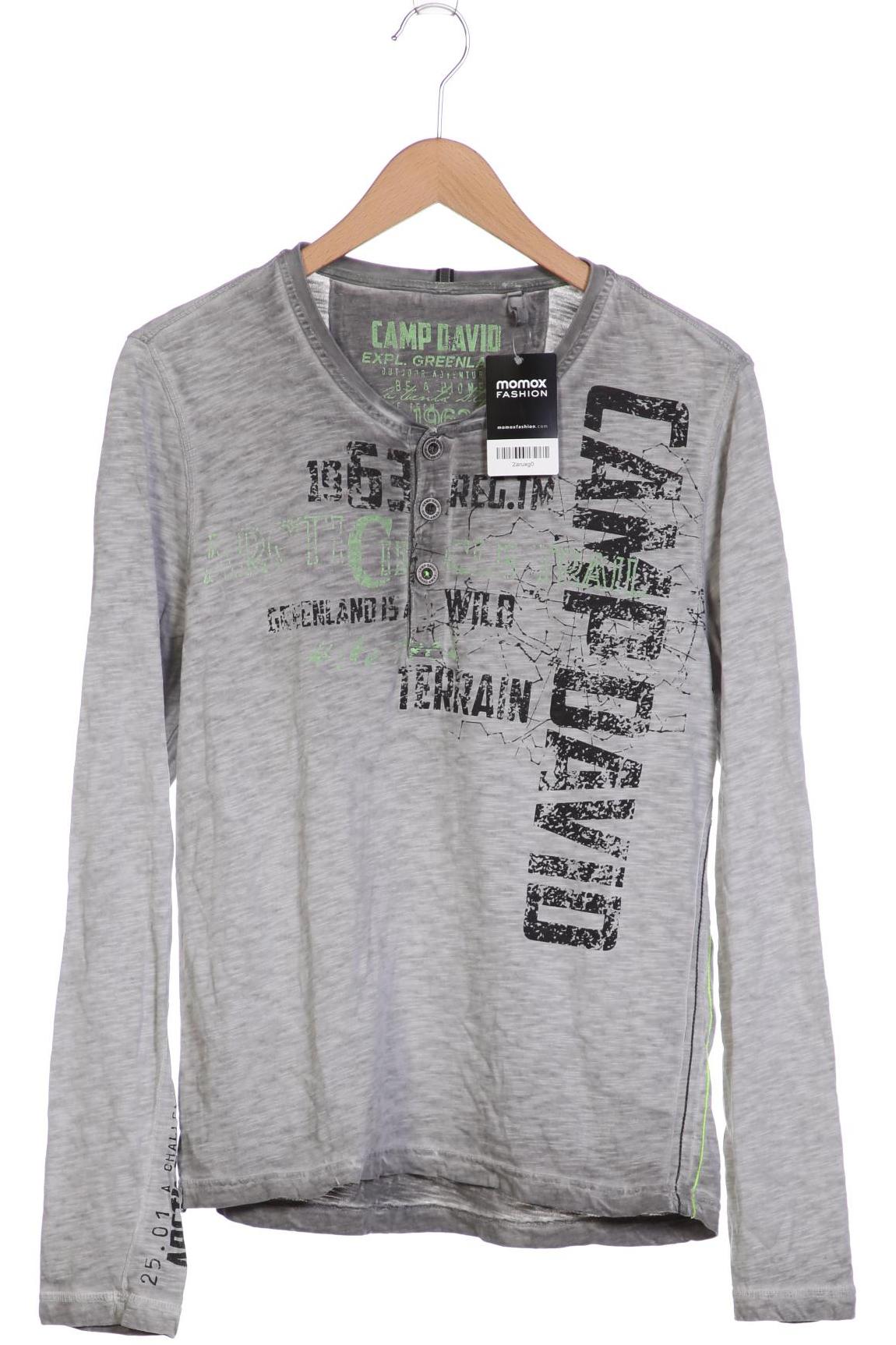 

Camp David Herren Langarmshirt, grau