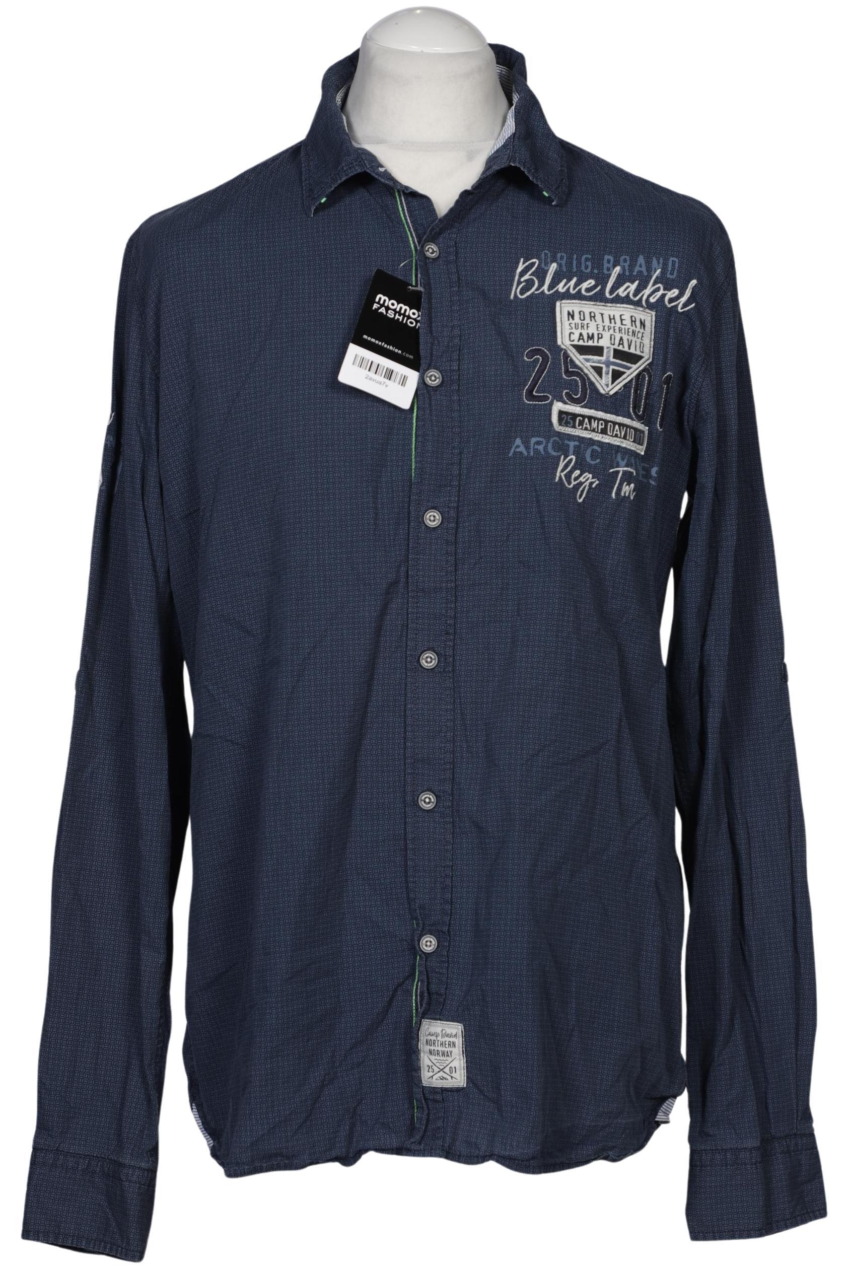 

Camp David Herren Hemd, marineblau, Gr. 52