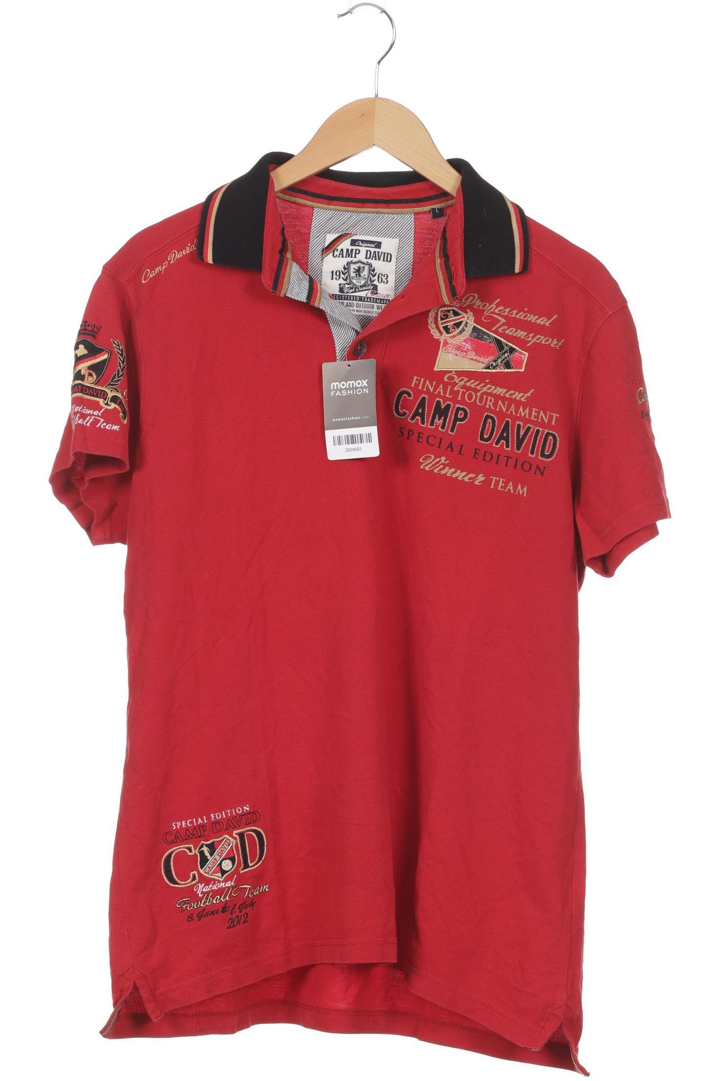 

Camp David Herren Poloshirt, rot, Gr. 52