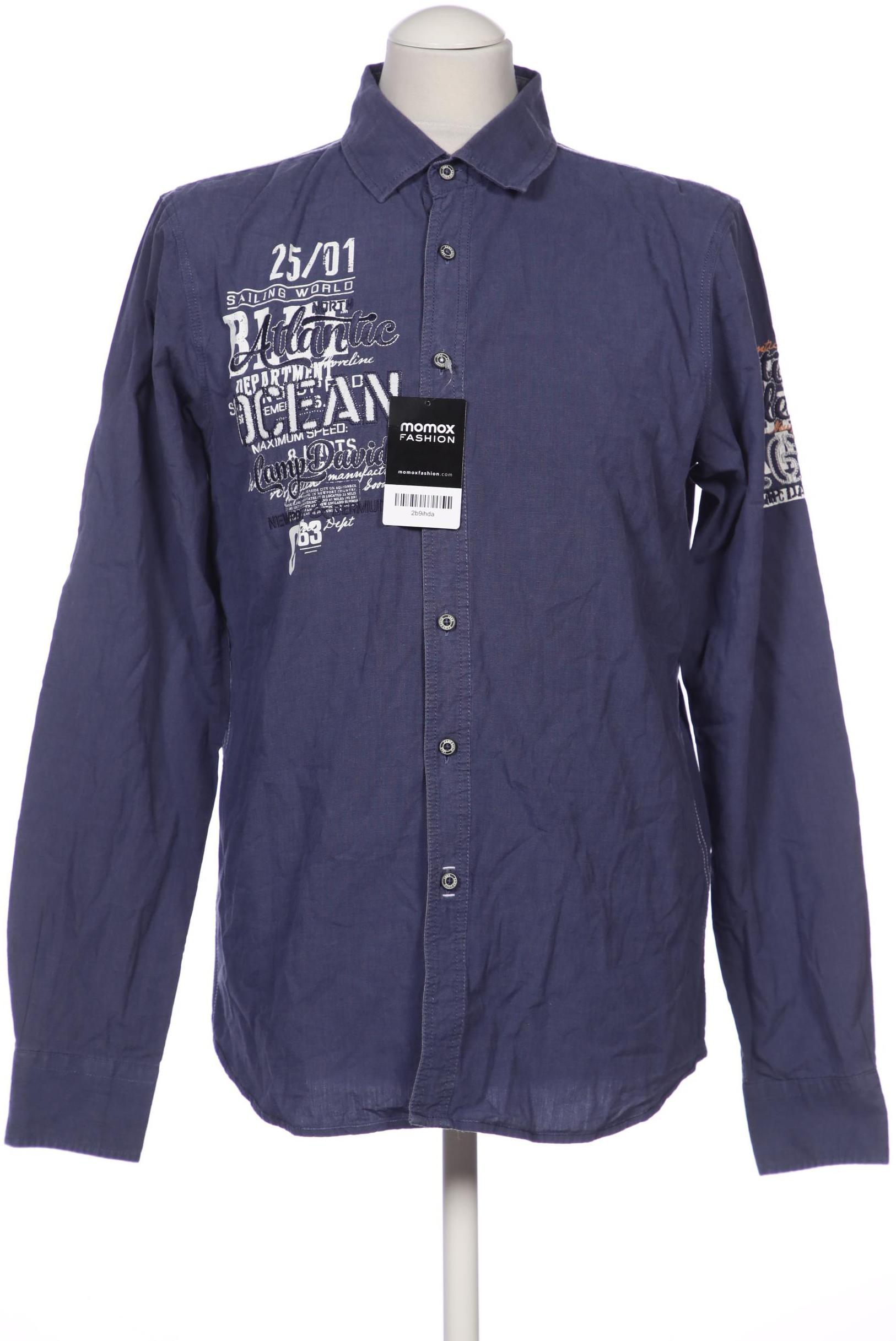 

Camp David Herren Hemd, blau