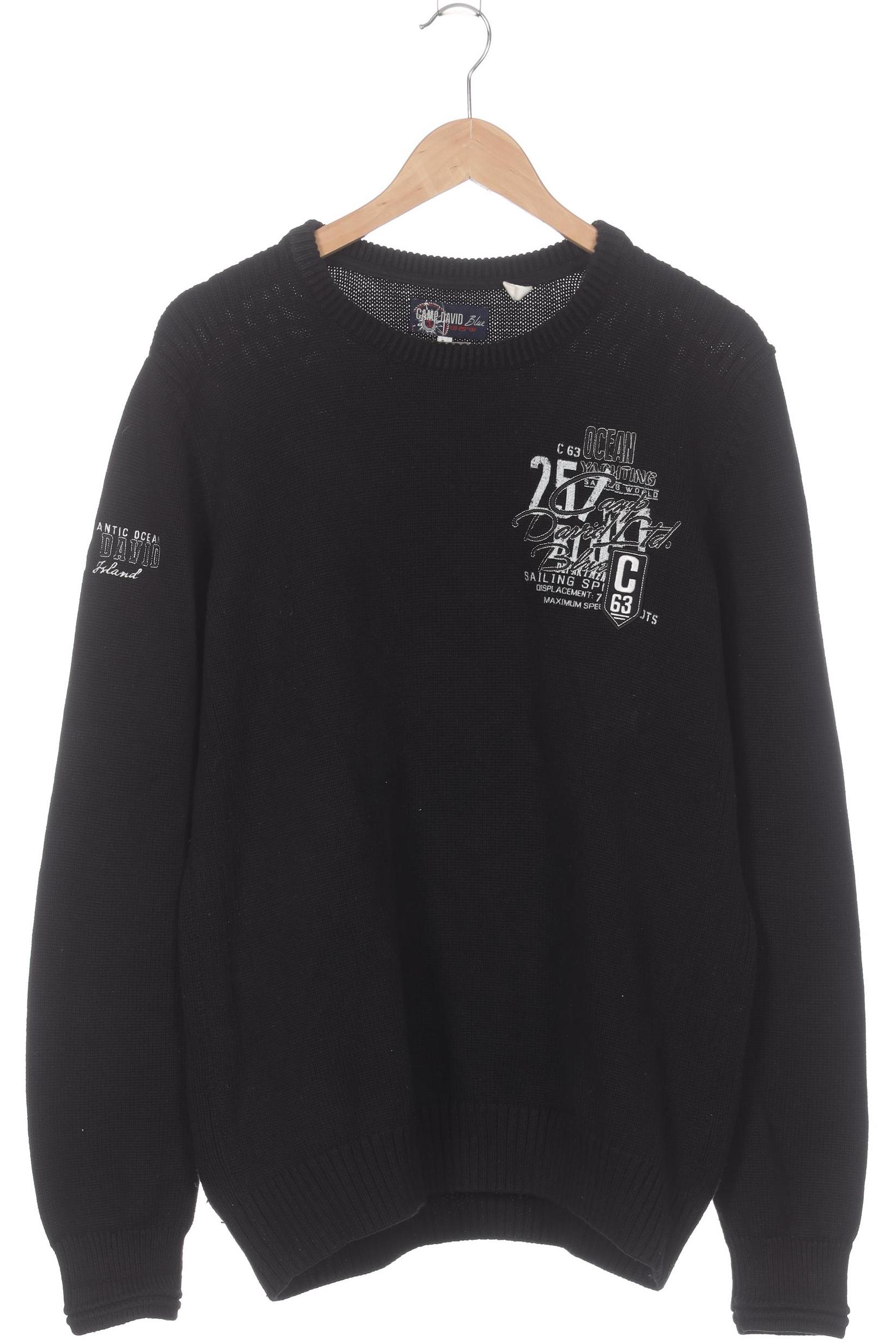 

Camp David Herren Pullover, schwarz, Gr.