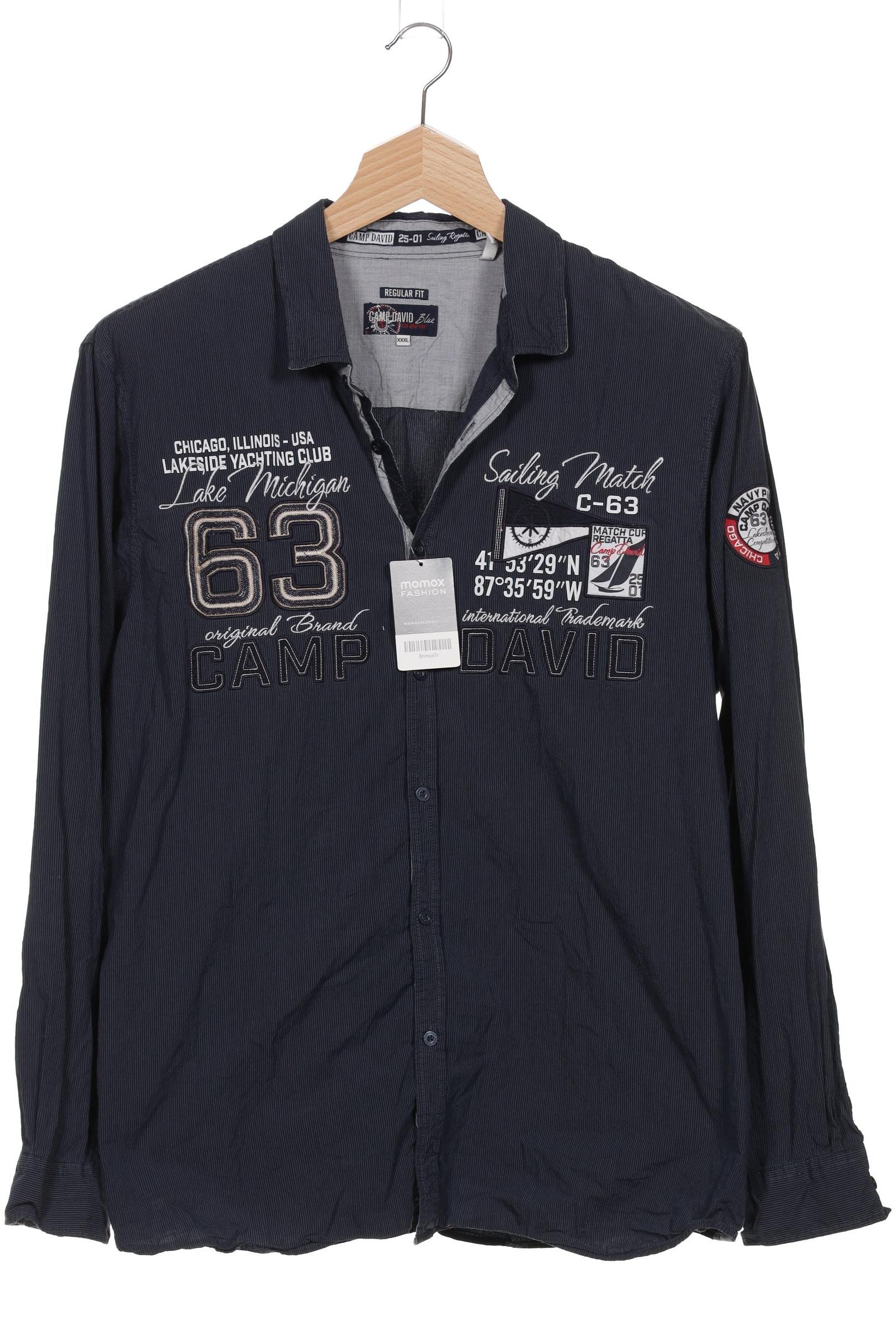 

Camp David Herren Hemd, marineblau, Gr. 58