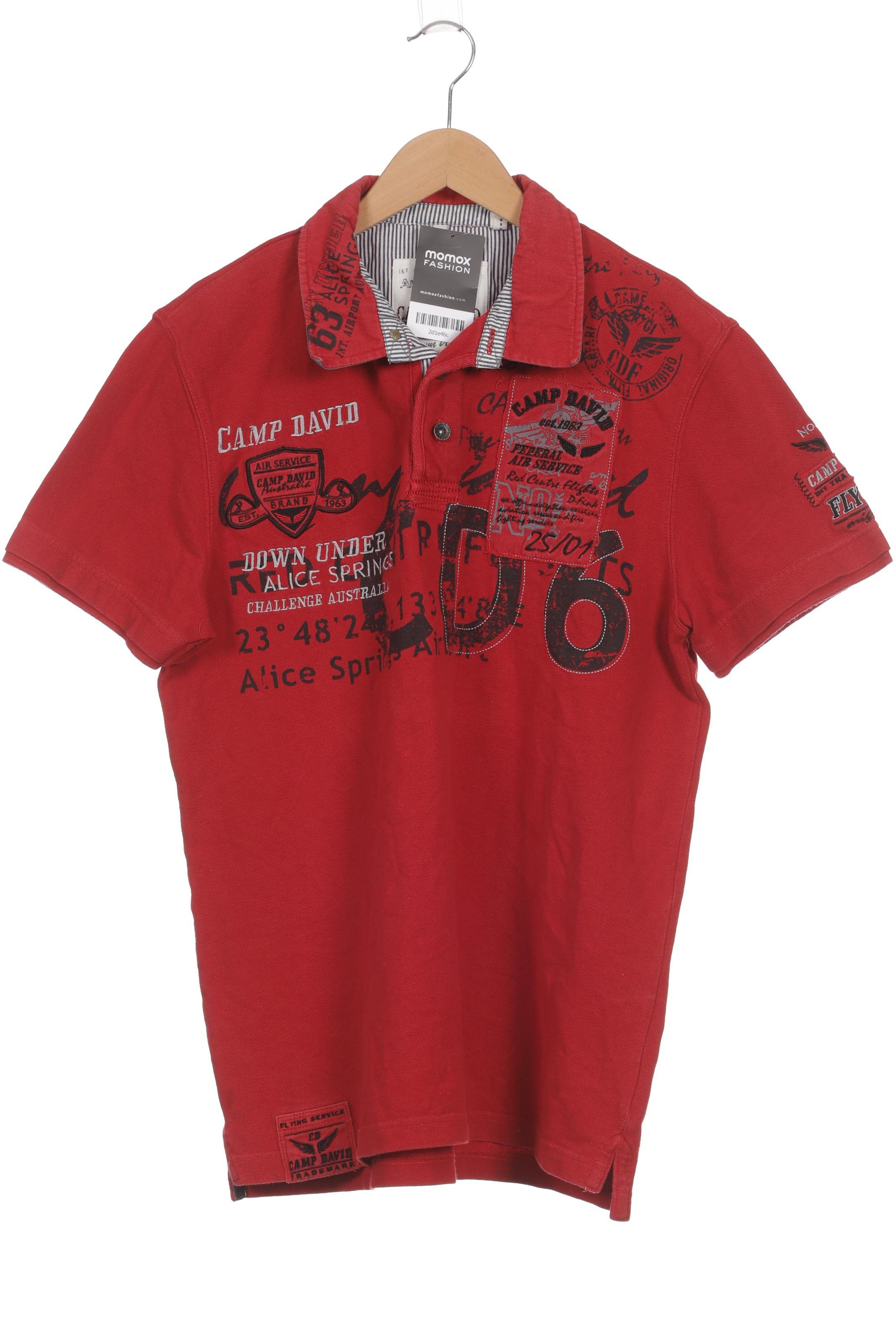 

Camp David Herren Poloshirt, rot, Gr. 48