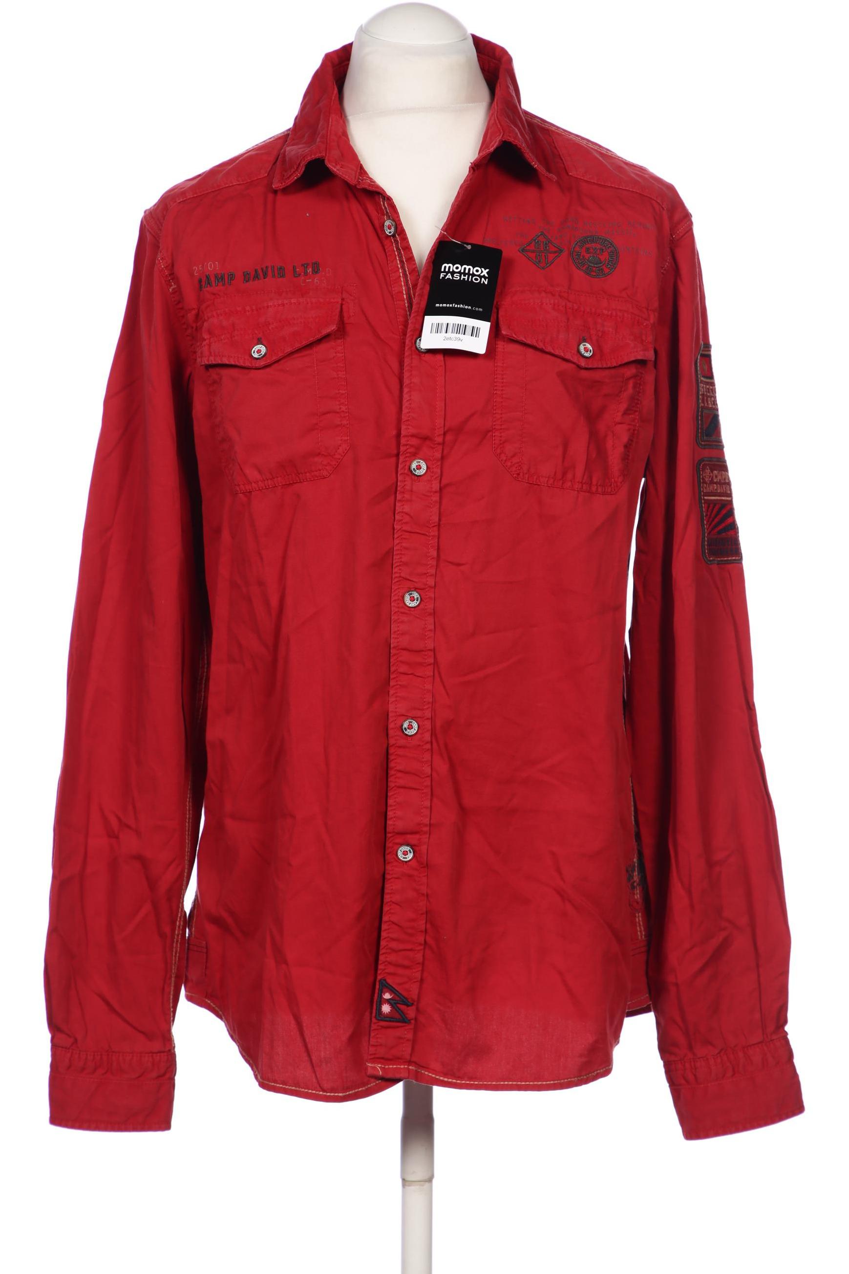 

Camp David Herren Hemd, rot