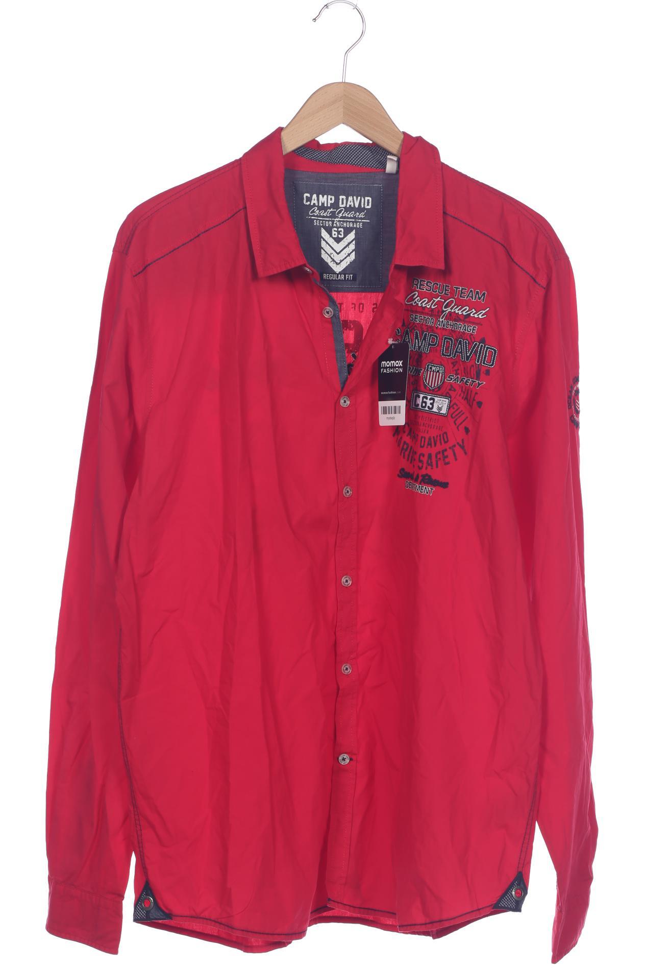 

Camp David Herren Hemd, rot