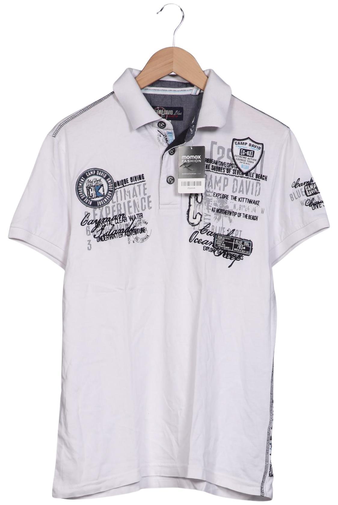 

Camp David Herren Poloshirt, weiß, Gr. 48