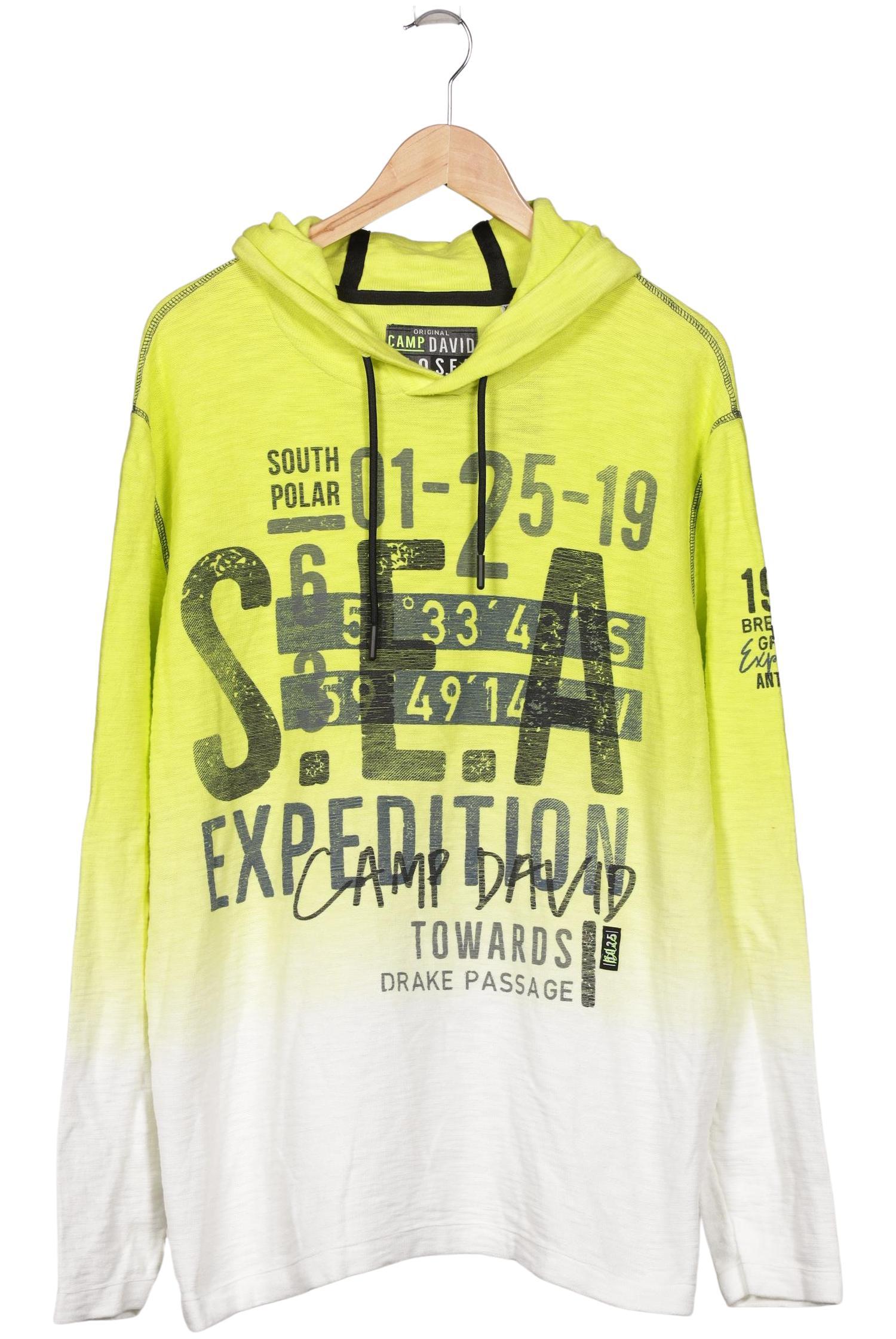 

Camp David Herren Kapuzenpullover, neon, Gr. 56