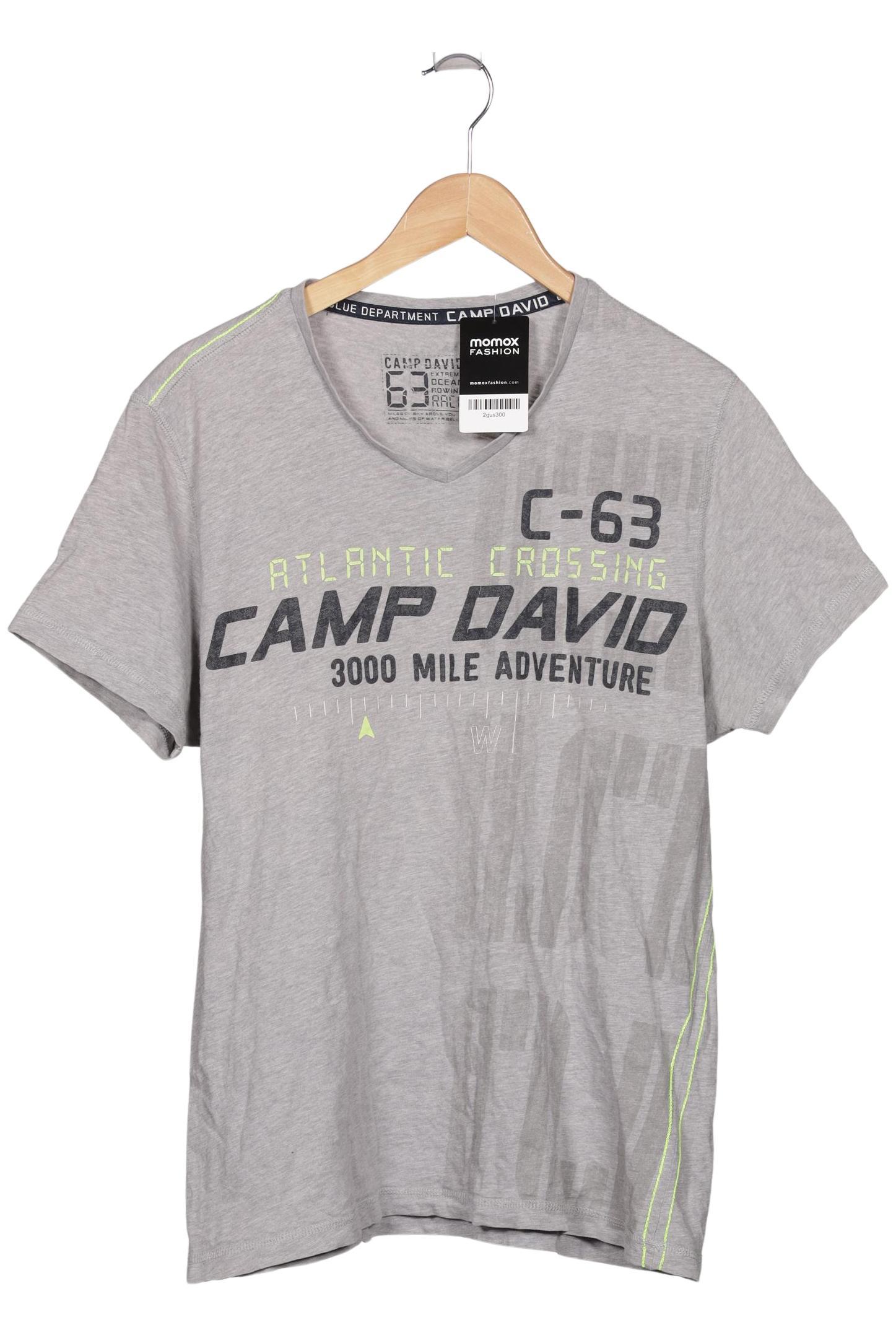 

Camp David Herren T-Shirt, grau, Gr. 52