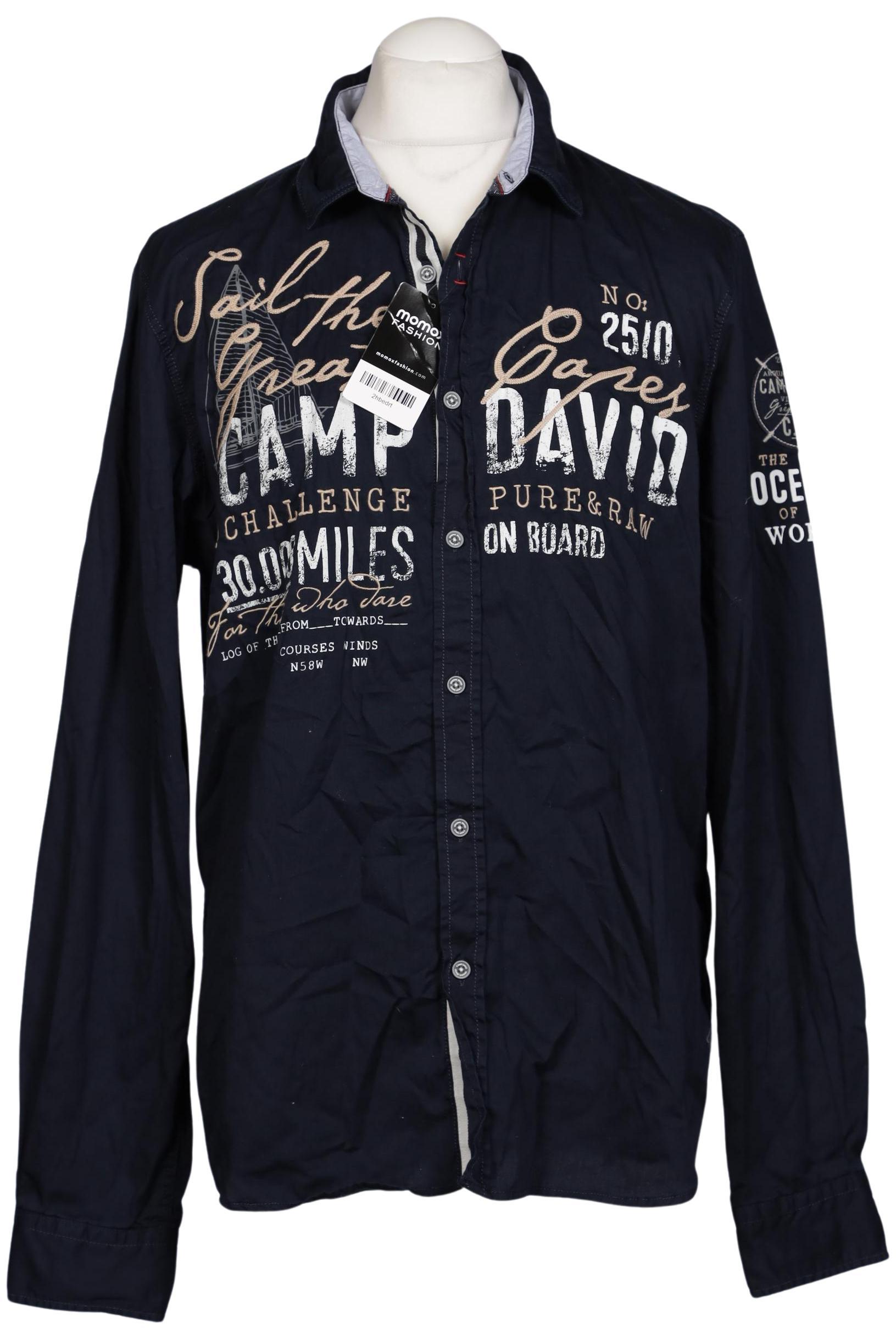 

Camp David Herren Hemd, marineblau, Gr. 52