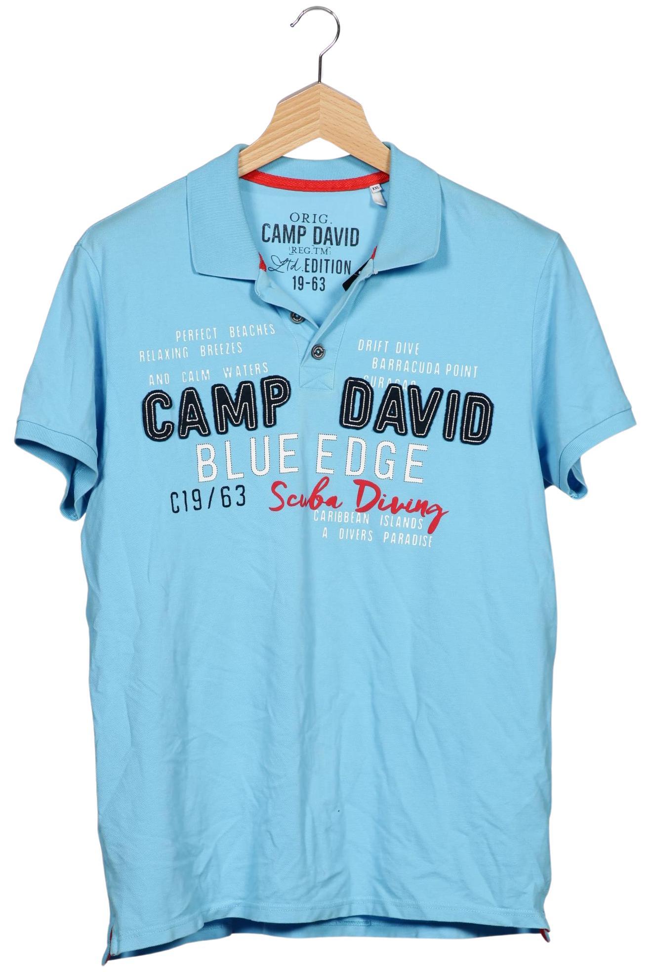 

Camp David Herren Poloshirt, hellblau, Gr. 56