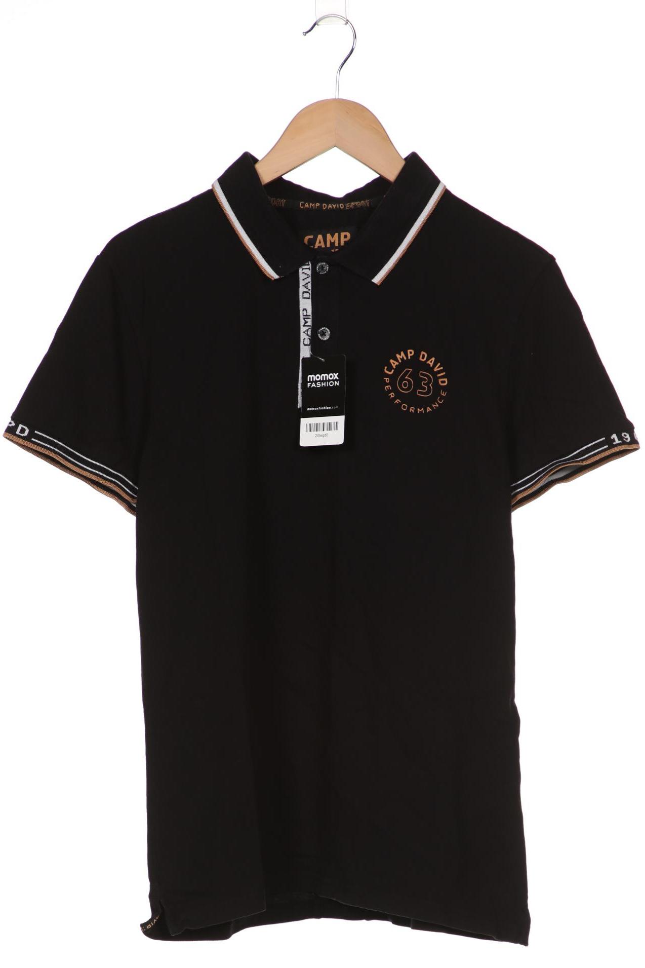 

Camp David Herren Poloshirt, schwarz