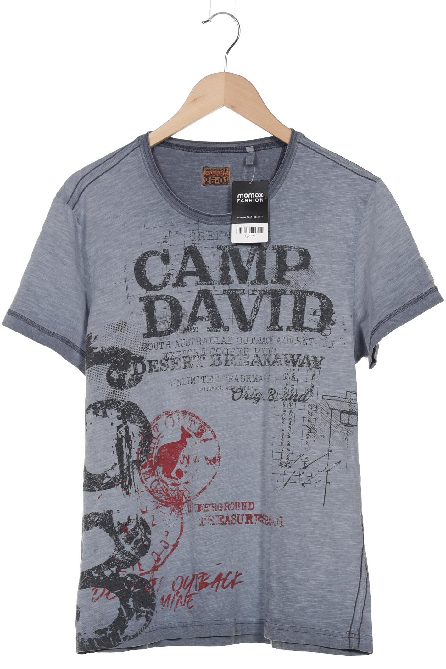 

Camp David Herren T-Shirt, blau, Gr. 52