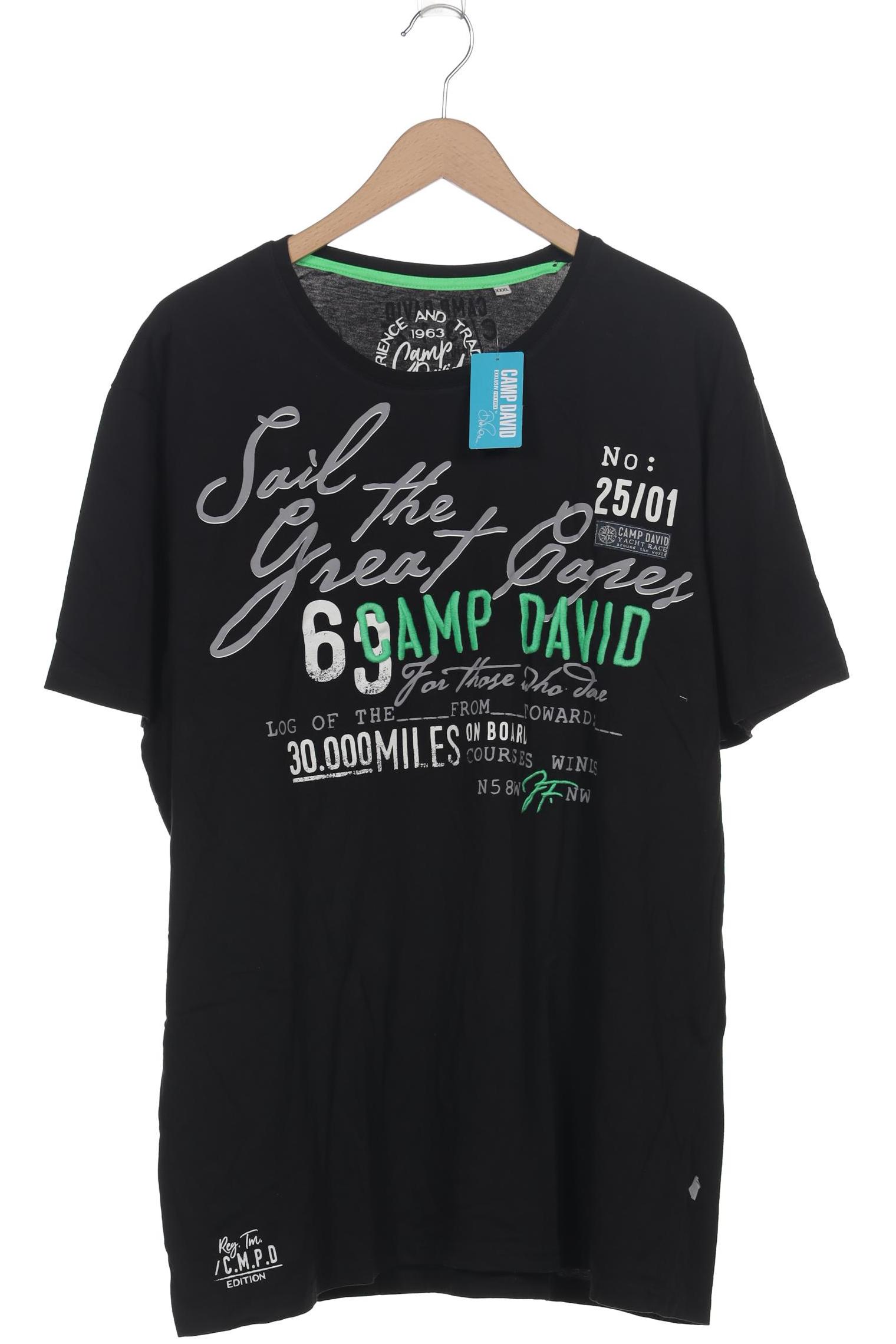 

Camp David Herren T-Shirt, schwarz, Gr. 58
