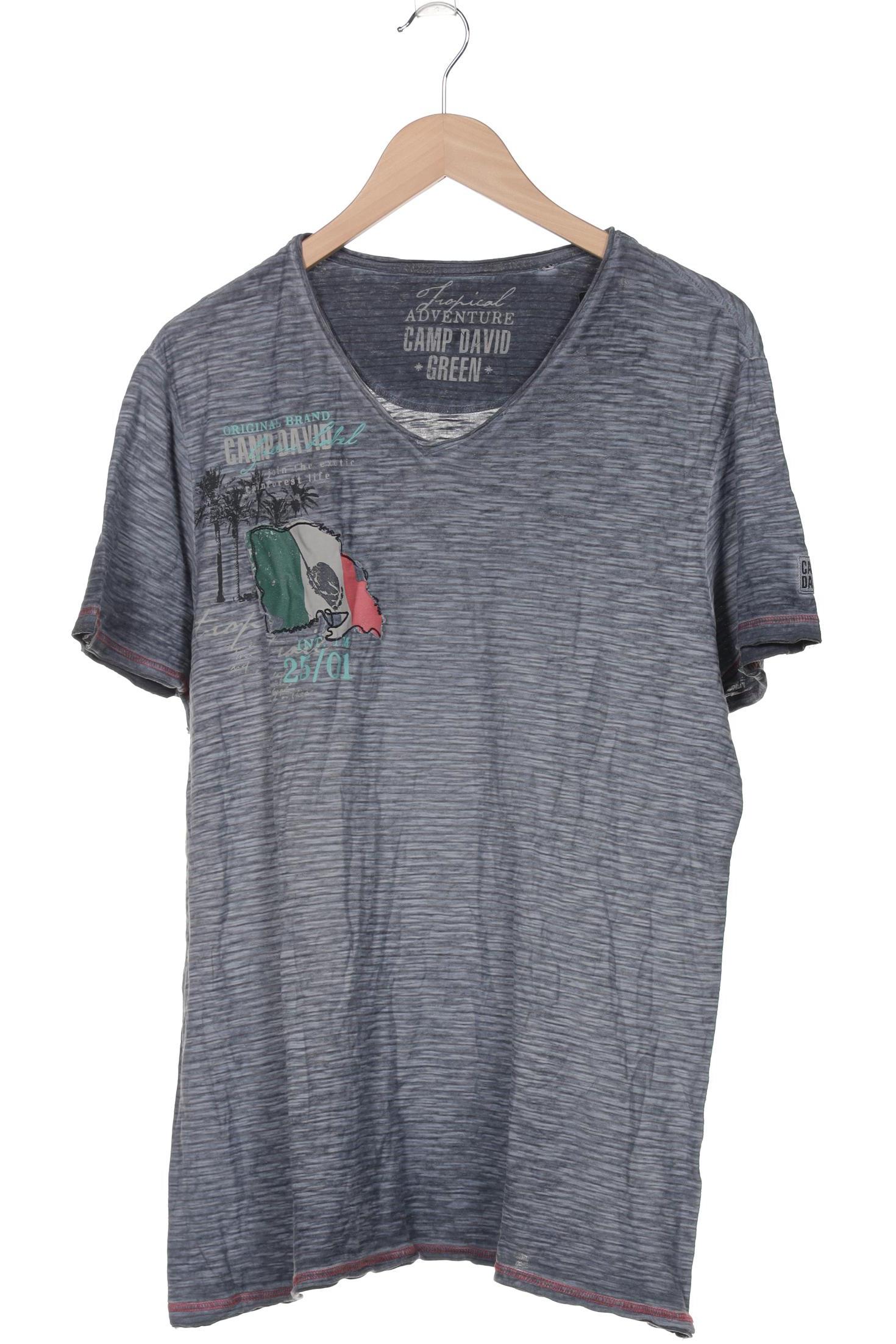 

Camp David Herren T-Shirt, blau, Gr. 56