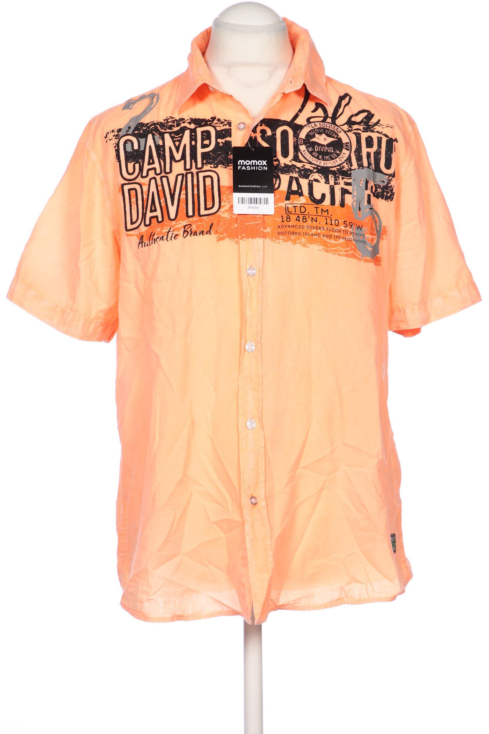 

Camp David Herren Hemd, orange
